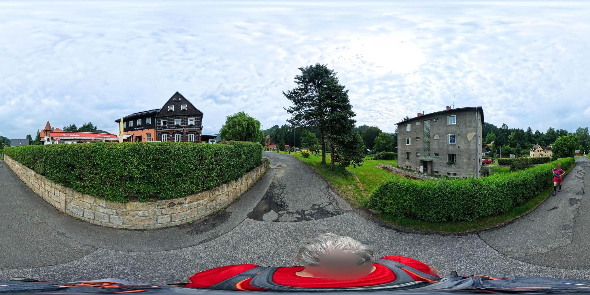 Street view near Pension Švýcarský dvůr, Chřibská — © Hol_Ger (CC BY-SA · Mapillary)
