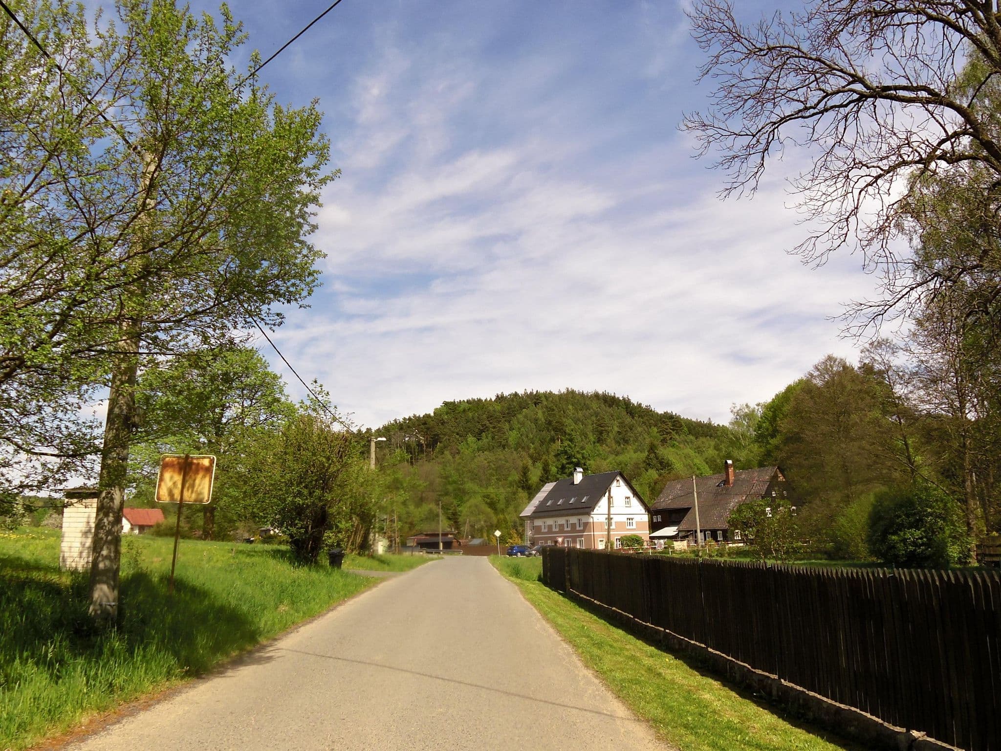 Street view near Maruska, Cvikov — © fell3 (CC BY-SA · Mapillary)