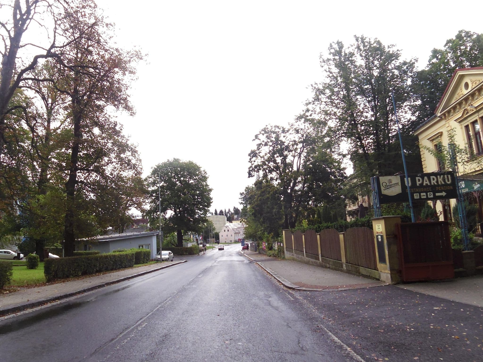 Street view near Penzion U Parku, Rumburk — © fell3 (CC BY-SA · Mapillary)
