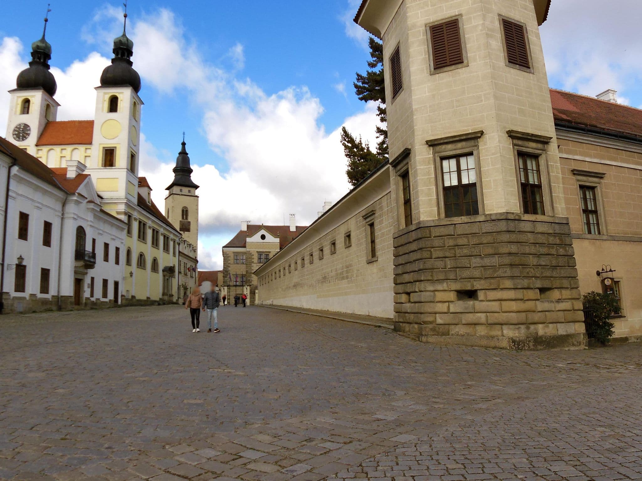 Street view near Privat U Spazalů, Telč — © fell3 (CC BY-SA · Mapillary)