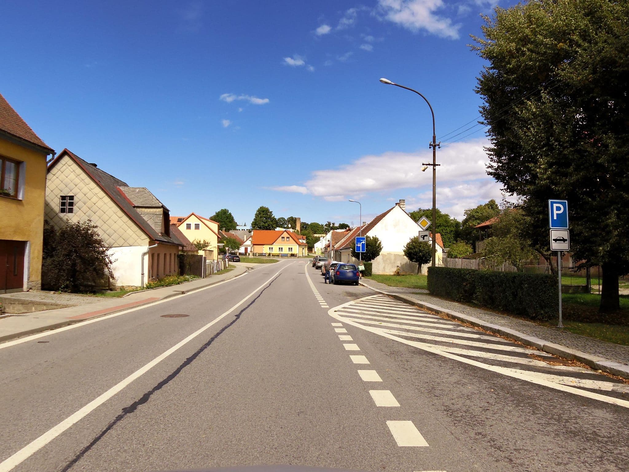 Street view near Apartmány Pod věží, Slavonice — © fell3 (CC BY-SA · Mapillary)