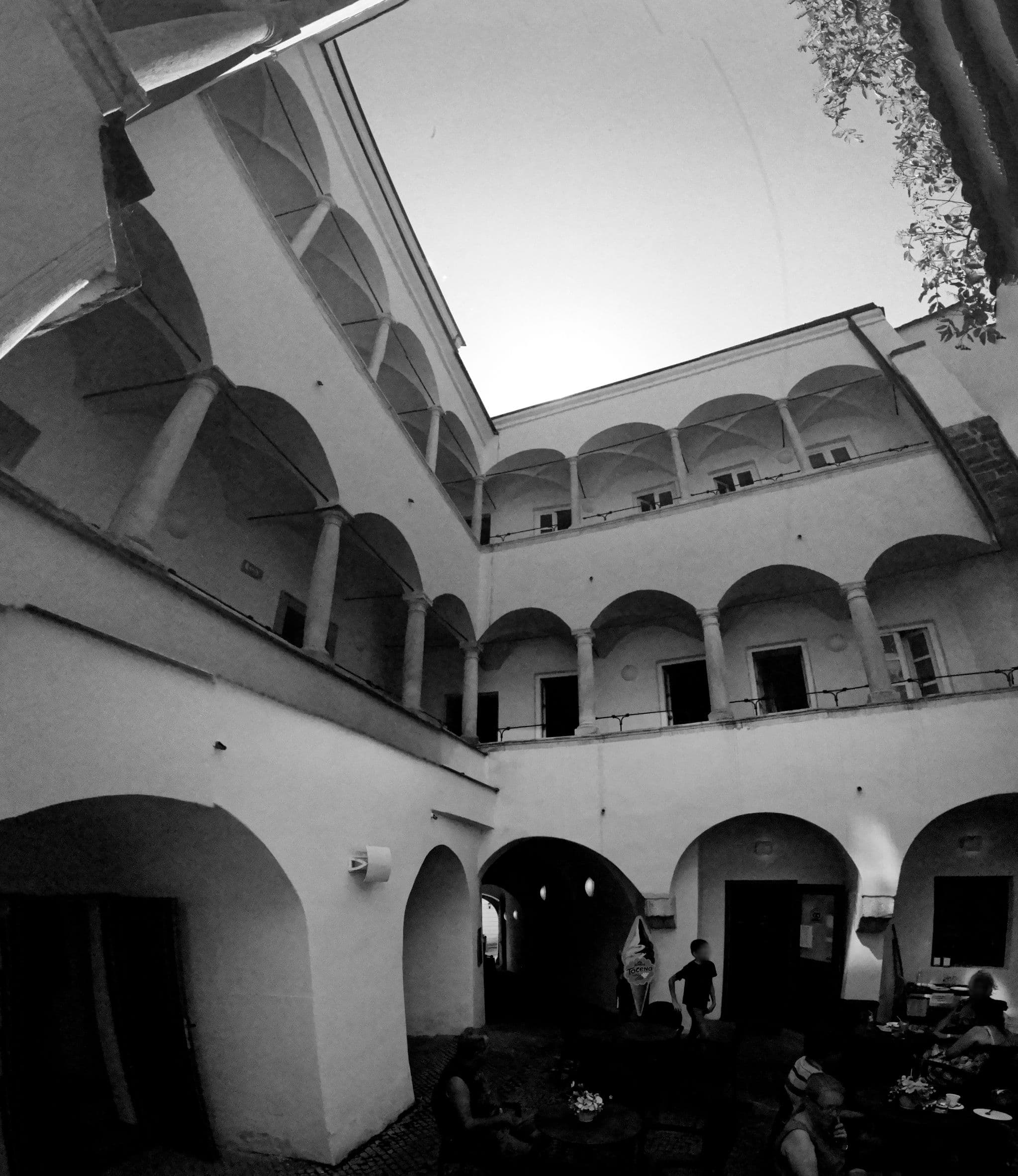 Street view near Hotel Althanský Palác ***, Znojmo — © txllxt (CC BY-SA · Mapillary)