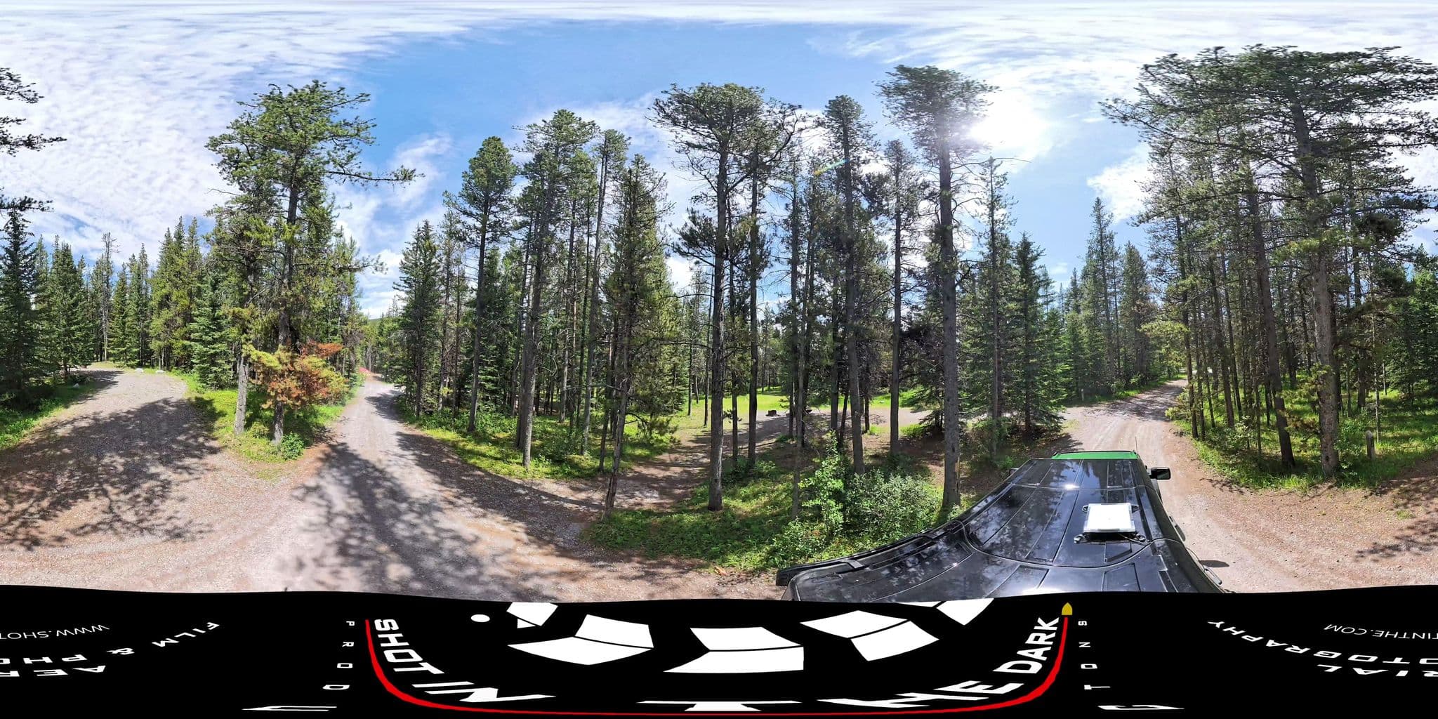 Street view near Waiparous Creek Campground, Canmore