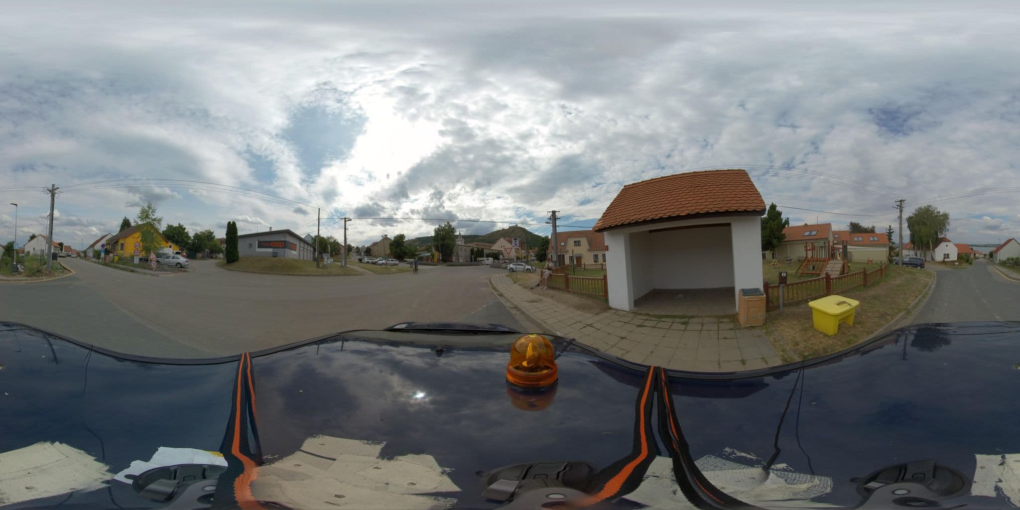 Street view near Penzion Bowling Bar, Šakvice — © anthonyapp (CC BY-SA · Mapillary)