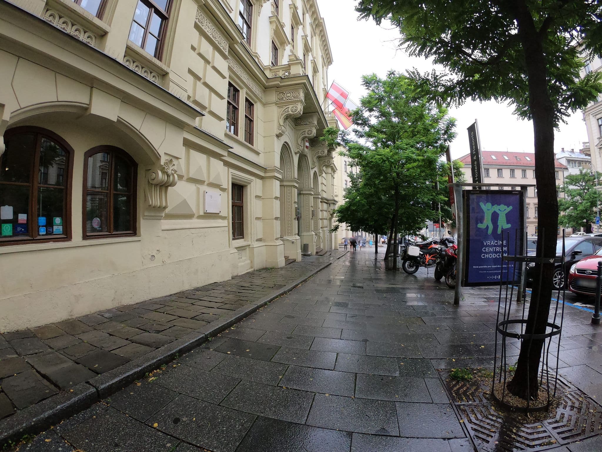 Street view near Hotel Comsa Brno, Brno střed — © richlv (CC BY-SA · Mapillary)