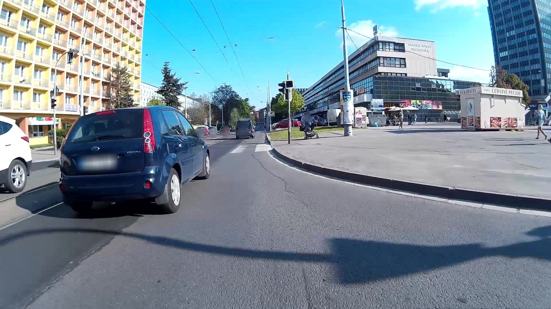 Street view near Hotel Družba, Žabovřesky — © hcz (CC BY-SA · Mapillary)
