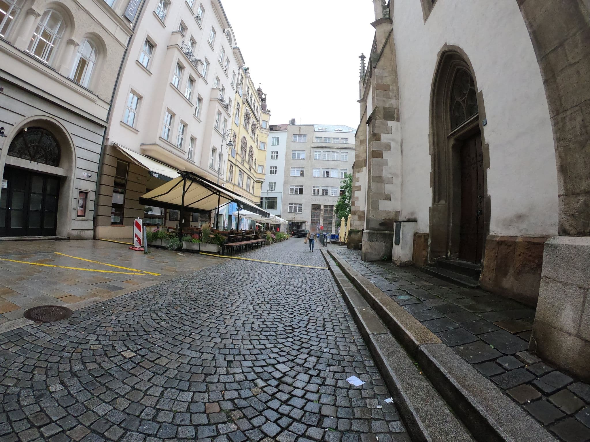 Street view near Hotel & Apartments Jacob, Brno — © richlv (CC BY-SA · Mapillary)