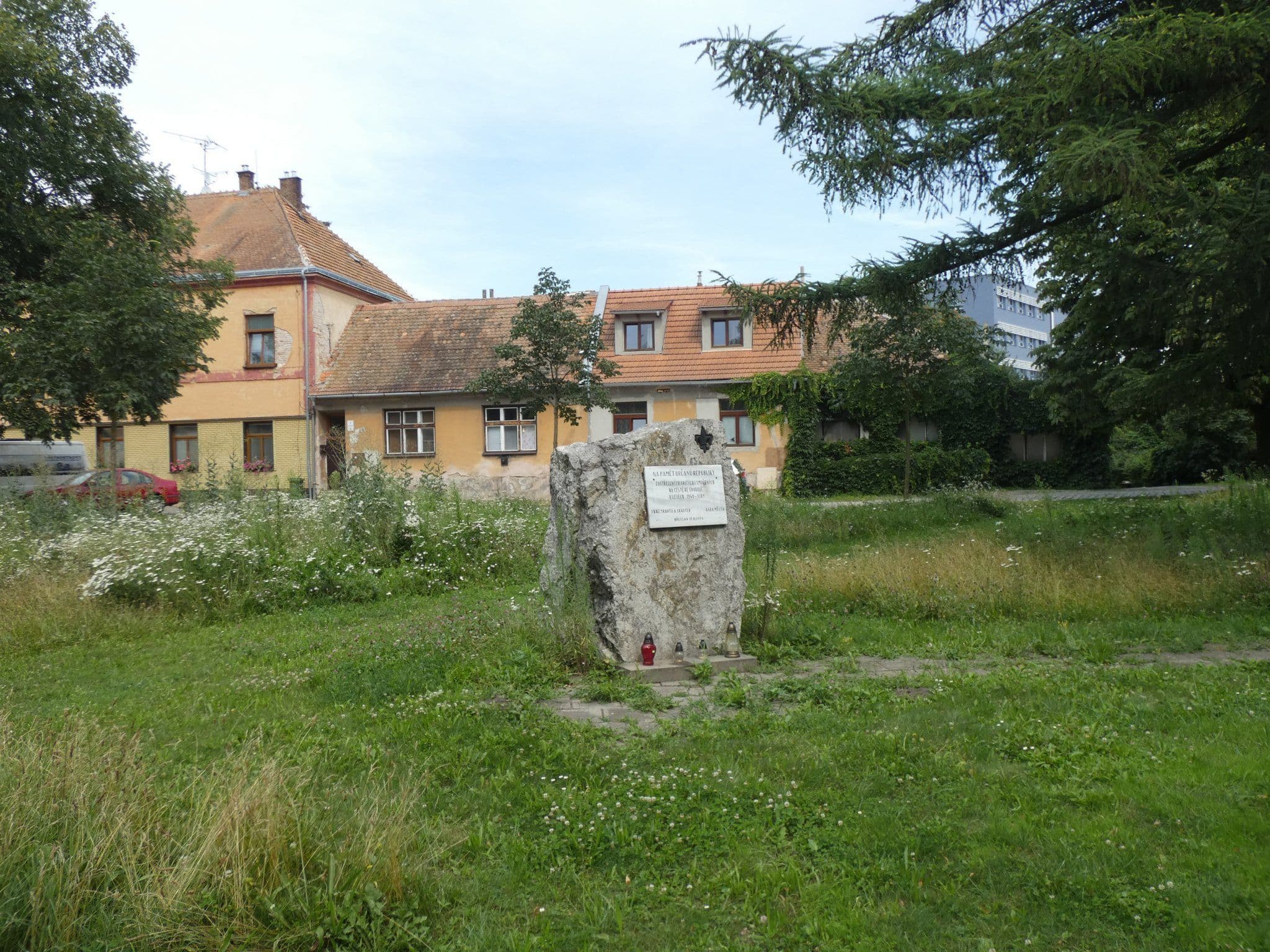 Street view near Zámecký Penzion Rotunda, Břeclav — © utvonalfelmeresek (CC BY-SA · Mapillary)