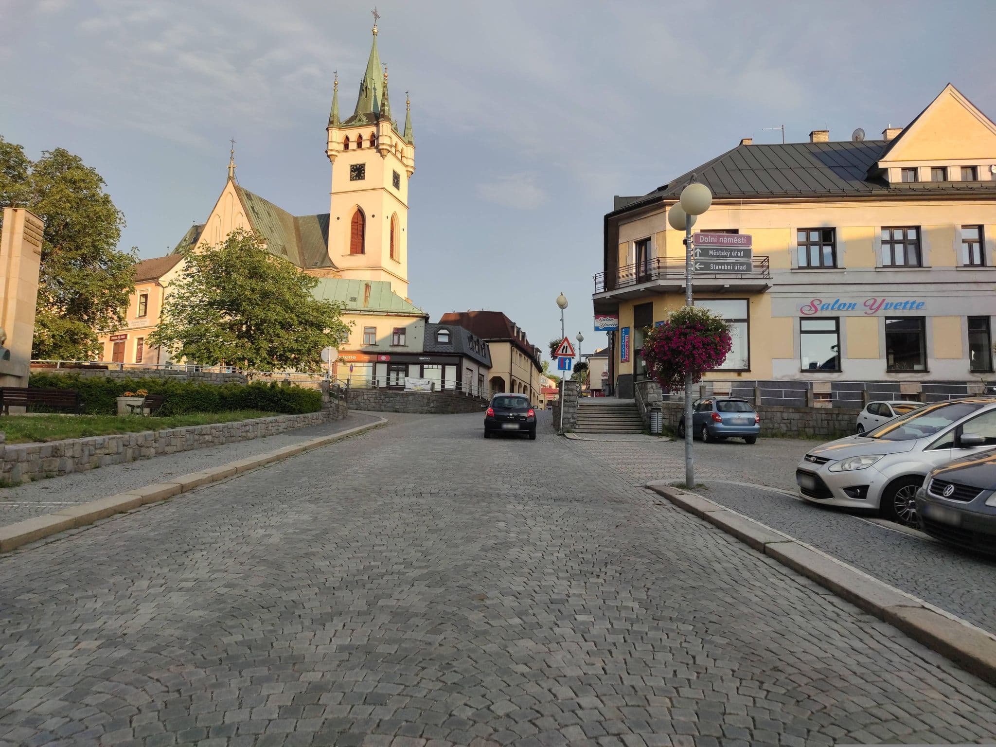 Street view near Hotel Jirásek, Humpolec — © martinpoljak (CC BY-SA · Mapillary)