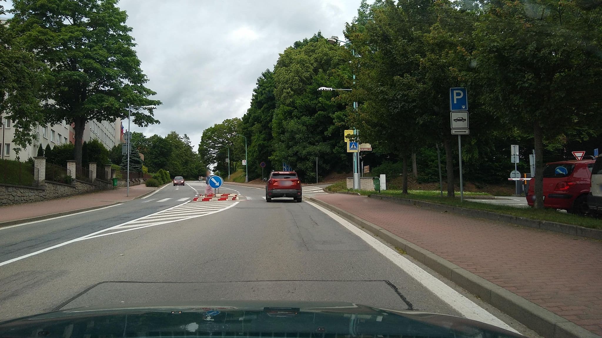 Street view near Pension H-Market, Pelhřimov — © wegavision (CC BY-SA · Mapillary)