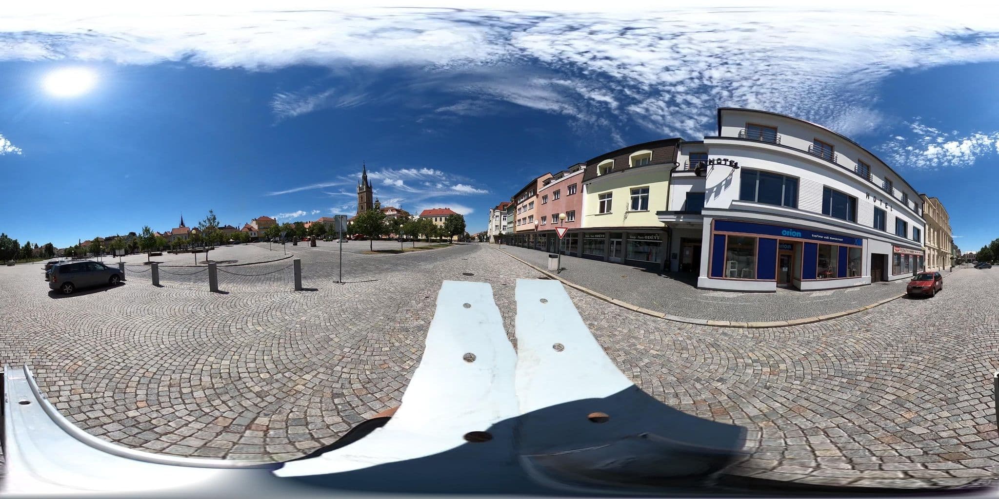 Street view near Hotel Grand Čáslav, Čáslav — © wegavision (CC BY-SA · Mapillary)