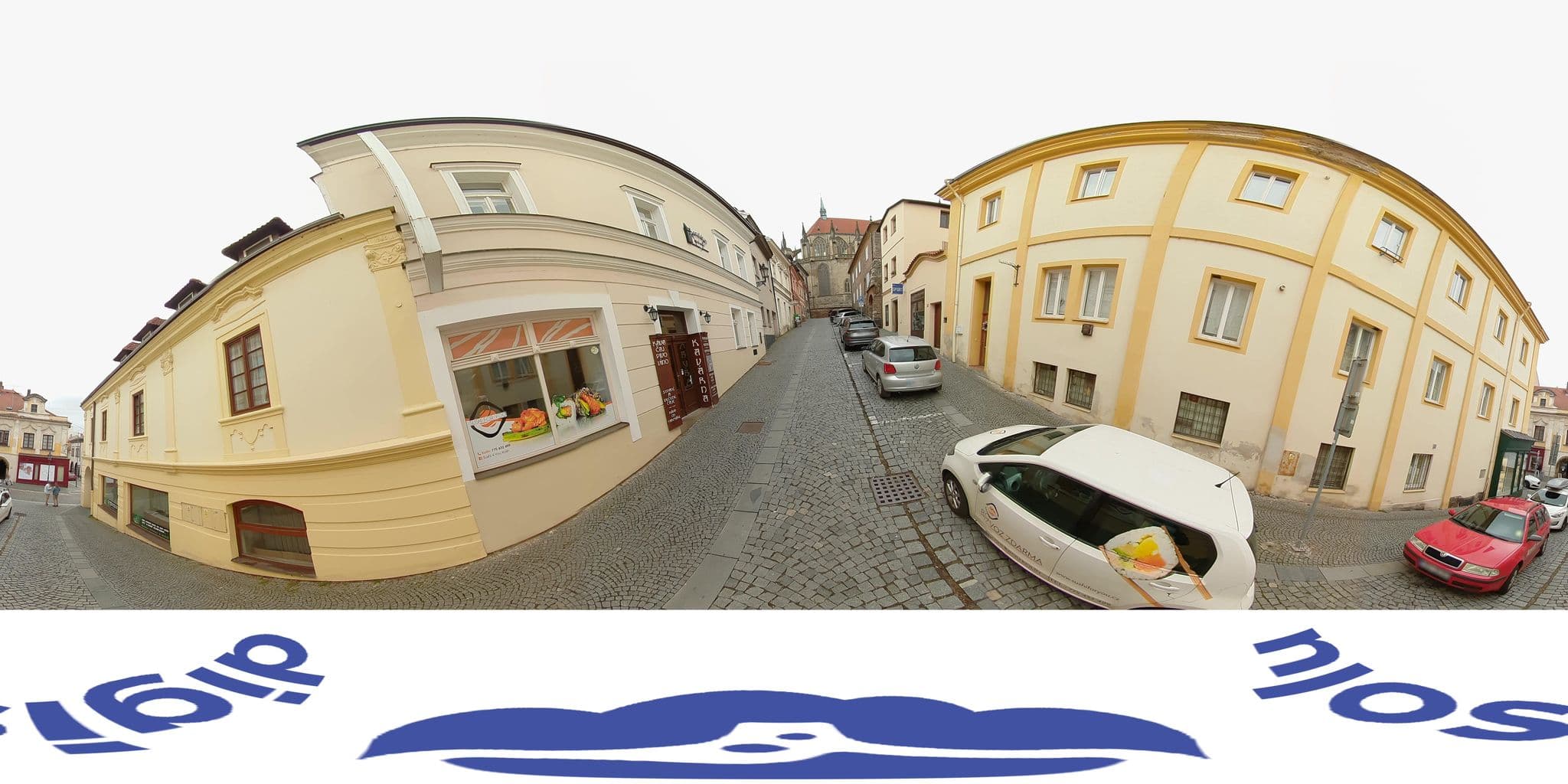 Street view near Penzion Pod Věží, Kolín — © ZdenekzDigisolu (CC BY-SA · Mapillary)