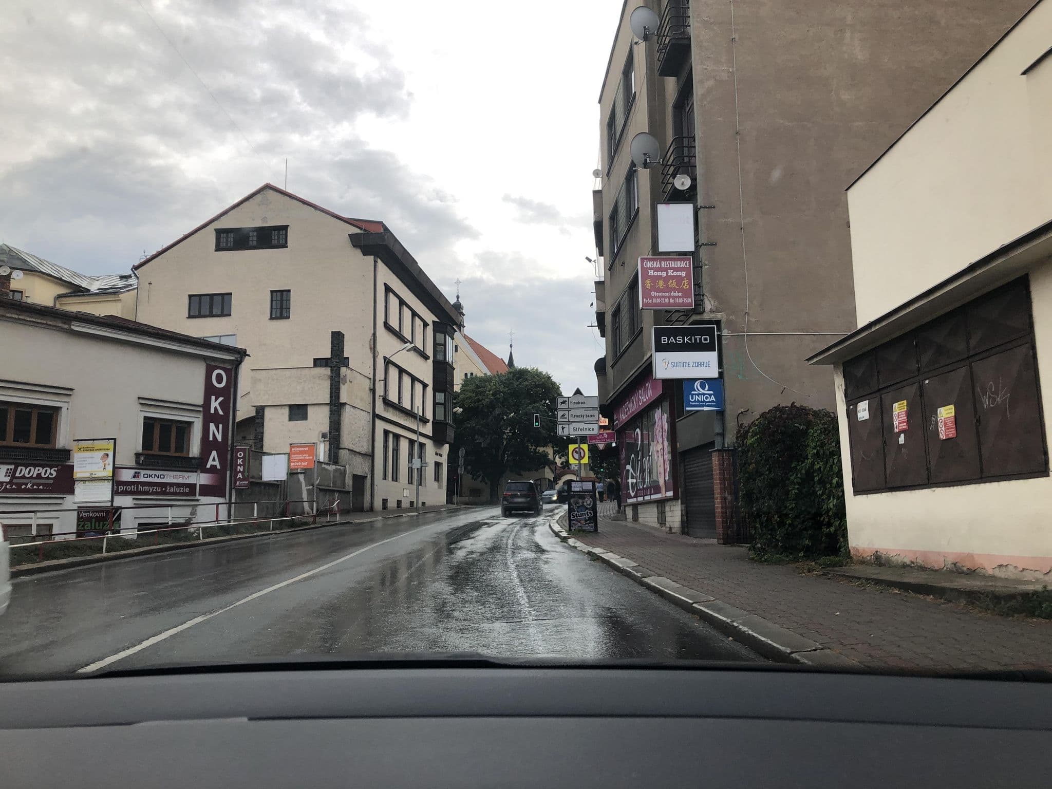 Street view near cafe kaftan, Kolín — © atze777 (CC BY-SA · Mapillary)