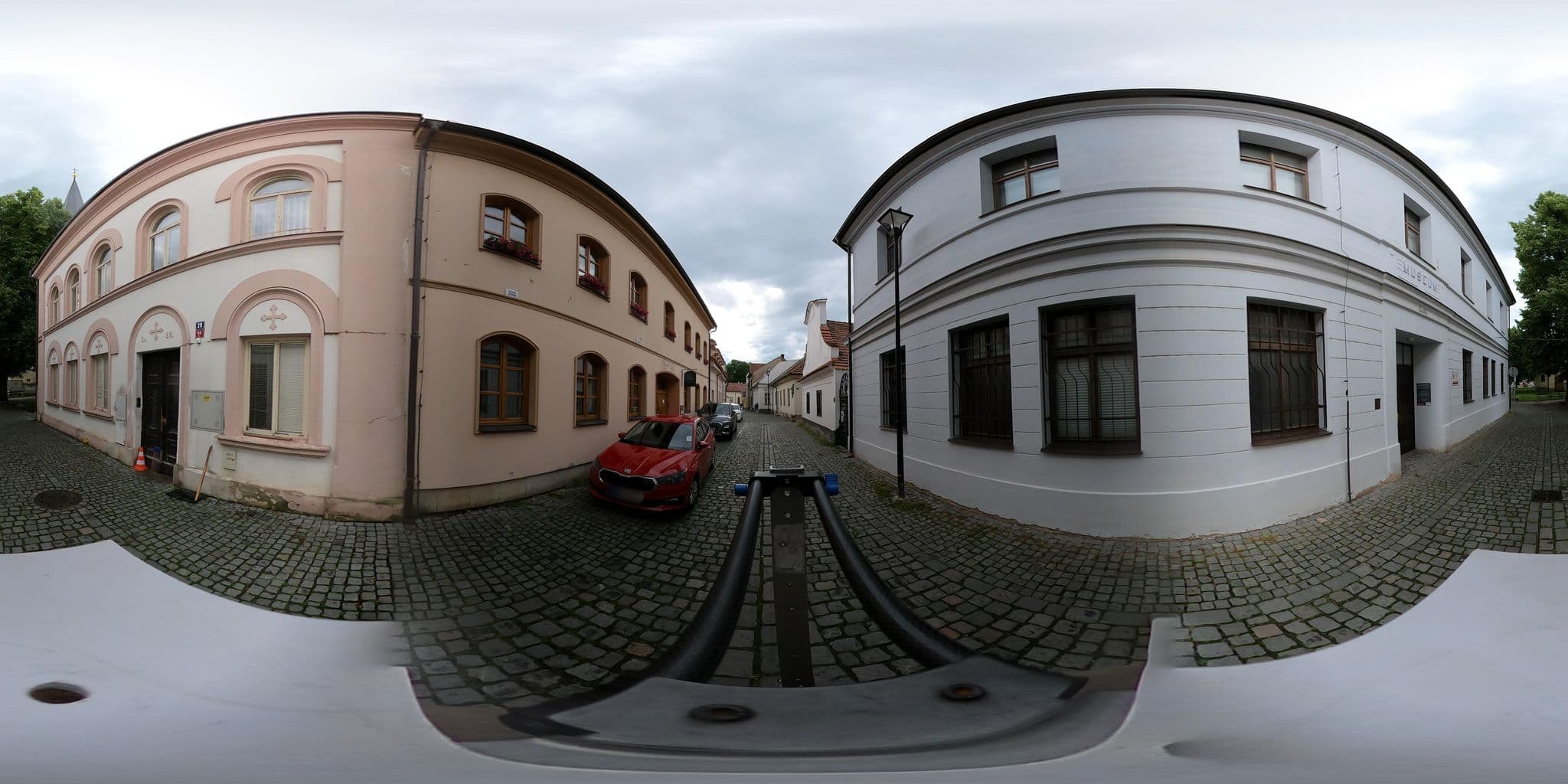 Street view near Pension Rondel, Poděbrady — © wegavision (CC BY-SA · Mapillary)