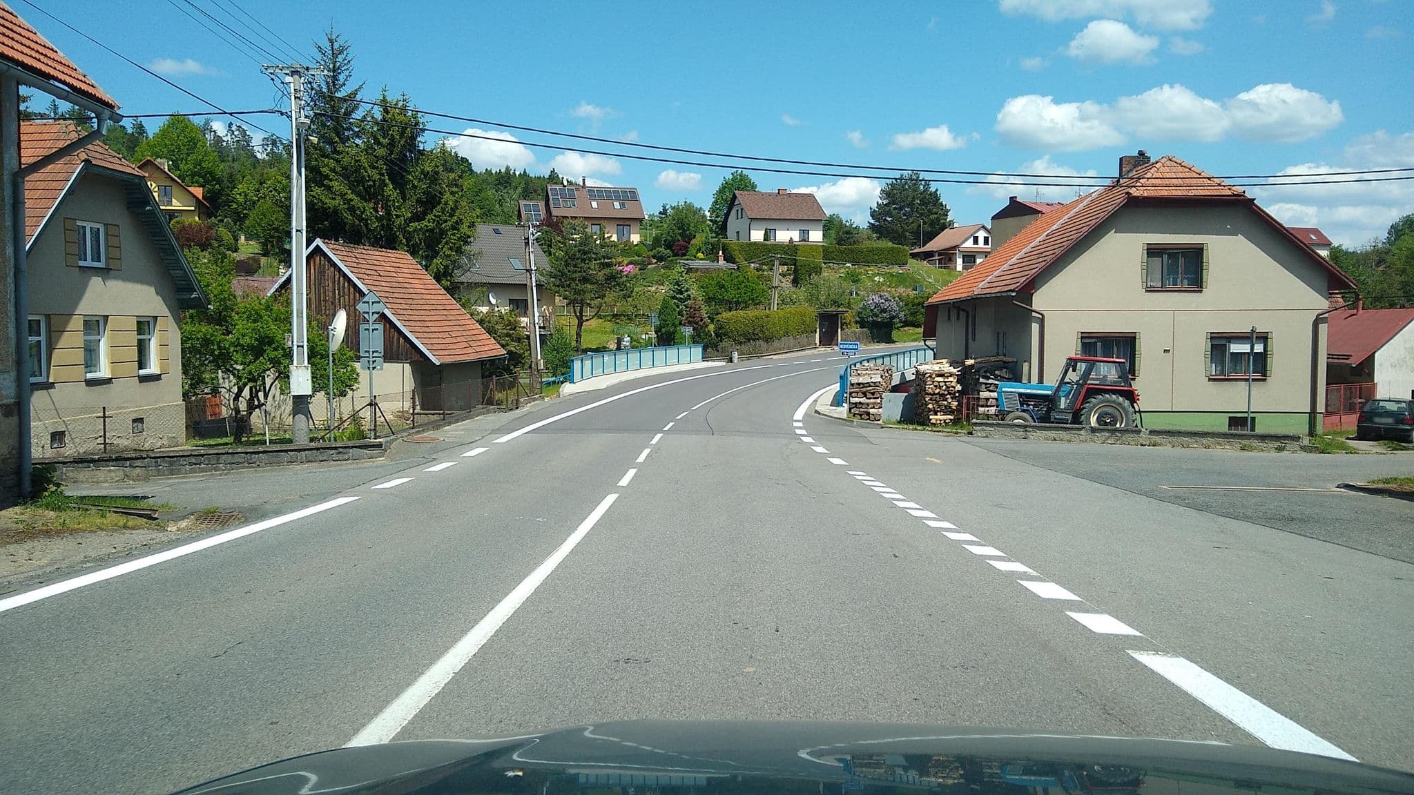 Street view near Hotel Lesni Zatisi Vojtechov, Nové Město na Moravě — © wegavision (CC BY-SA · Mapillary)