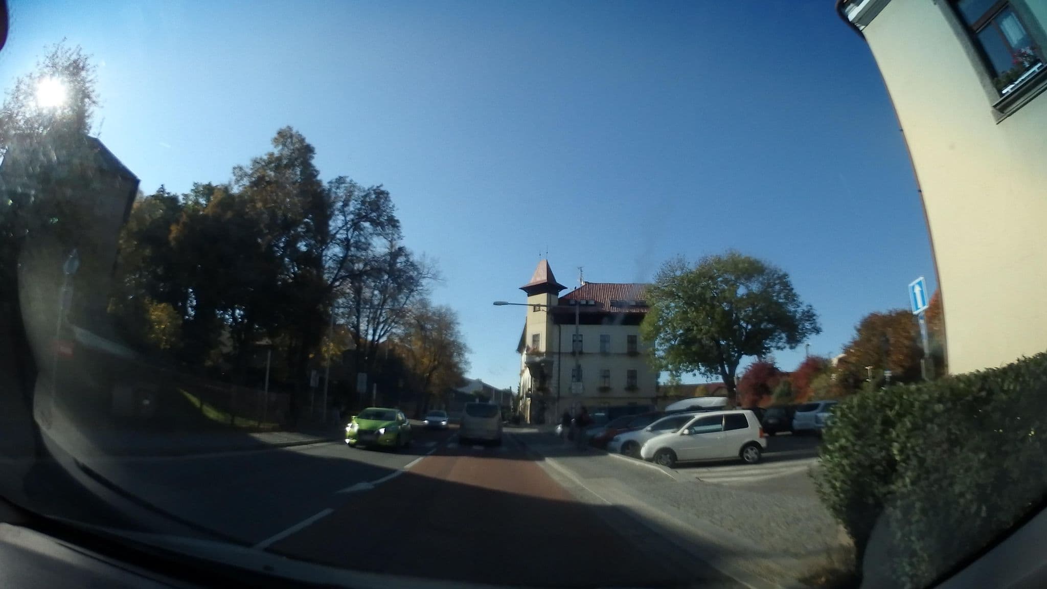 Street view near U zámku, Slatiňany — © jakuje (CC BY-SA · Mapillary)