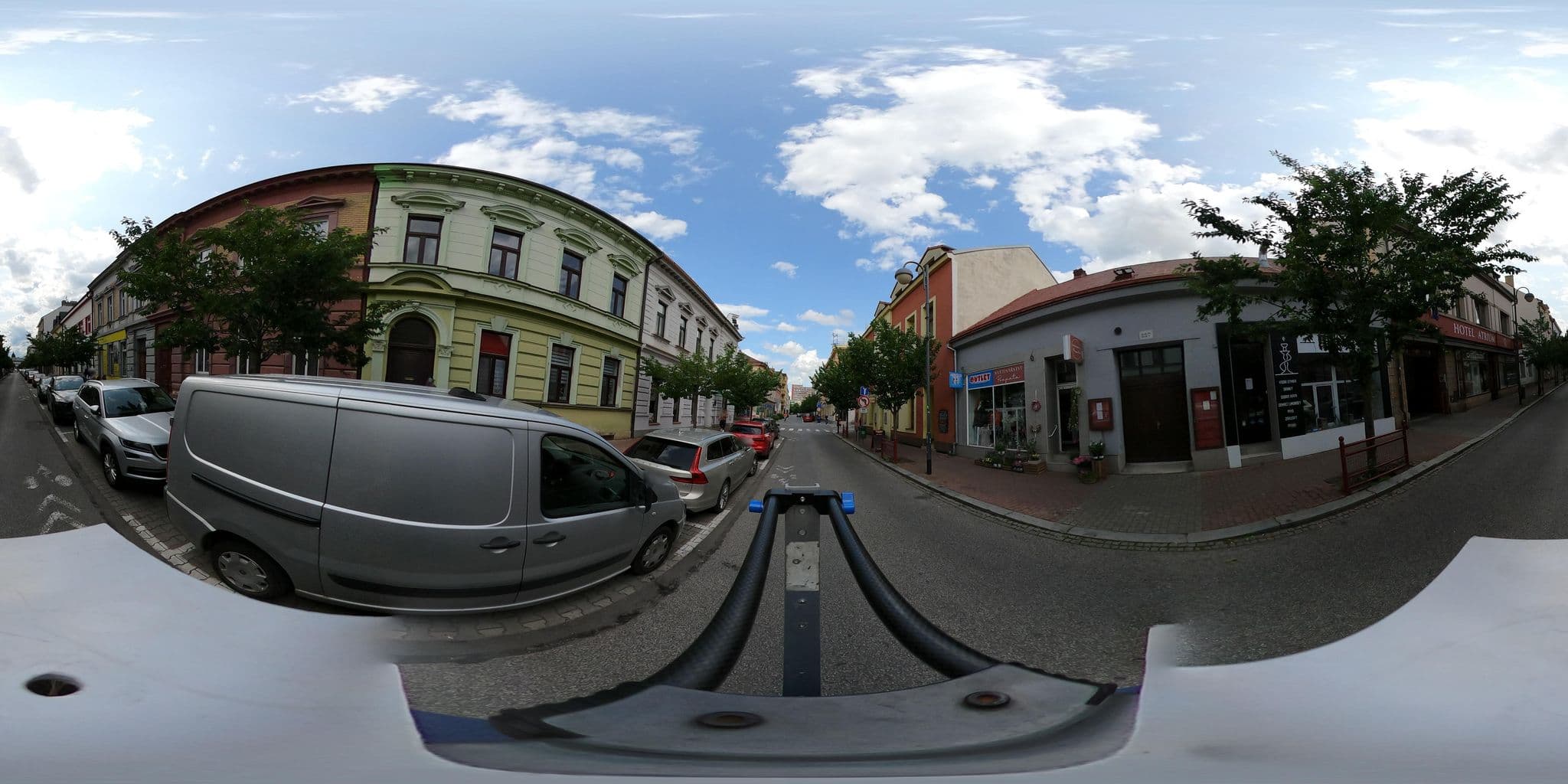 Street view near Penzion Atrium, Pardubice — © wegavision (CC BY-SA · Mapillary)