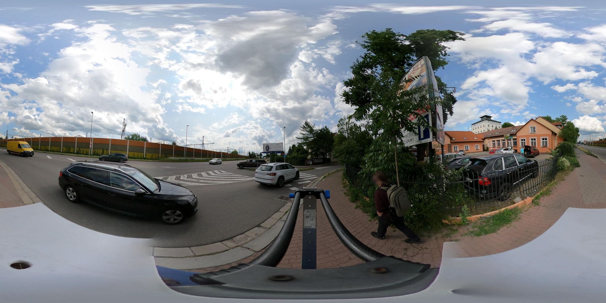 Street view near Birdie Pension, Pardubice — © wegavision (CC BY-SA · Mapillary)