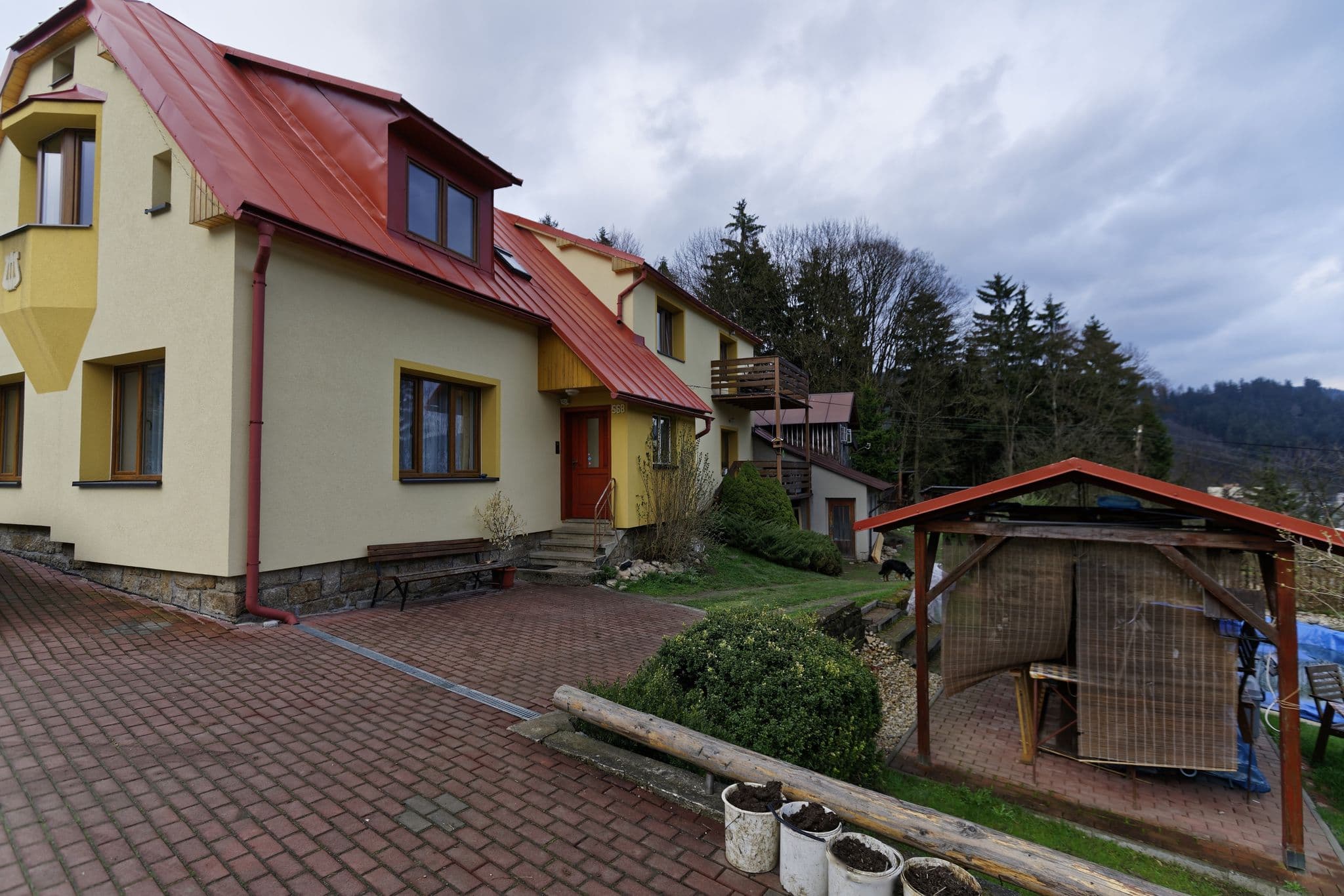 Street view near Apartment Ulrich, Jablonec nad Jizerou — © txllxt (CC BY-SA · Mapillary)