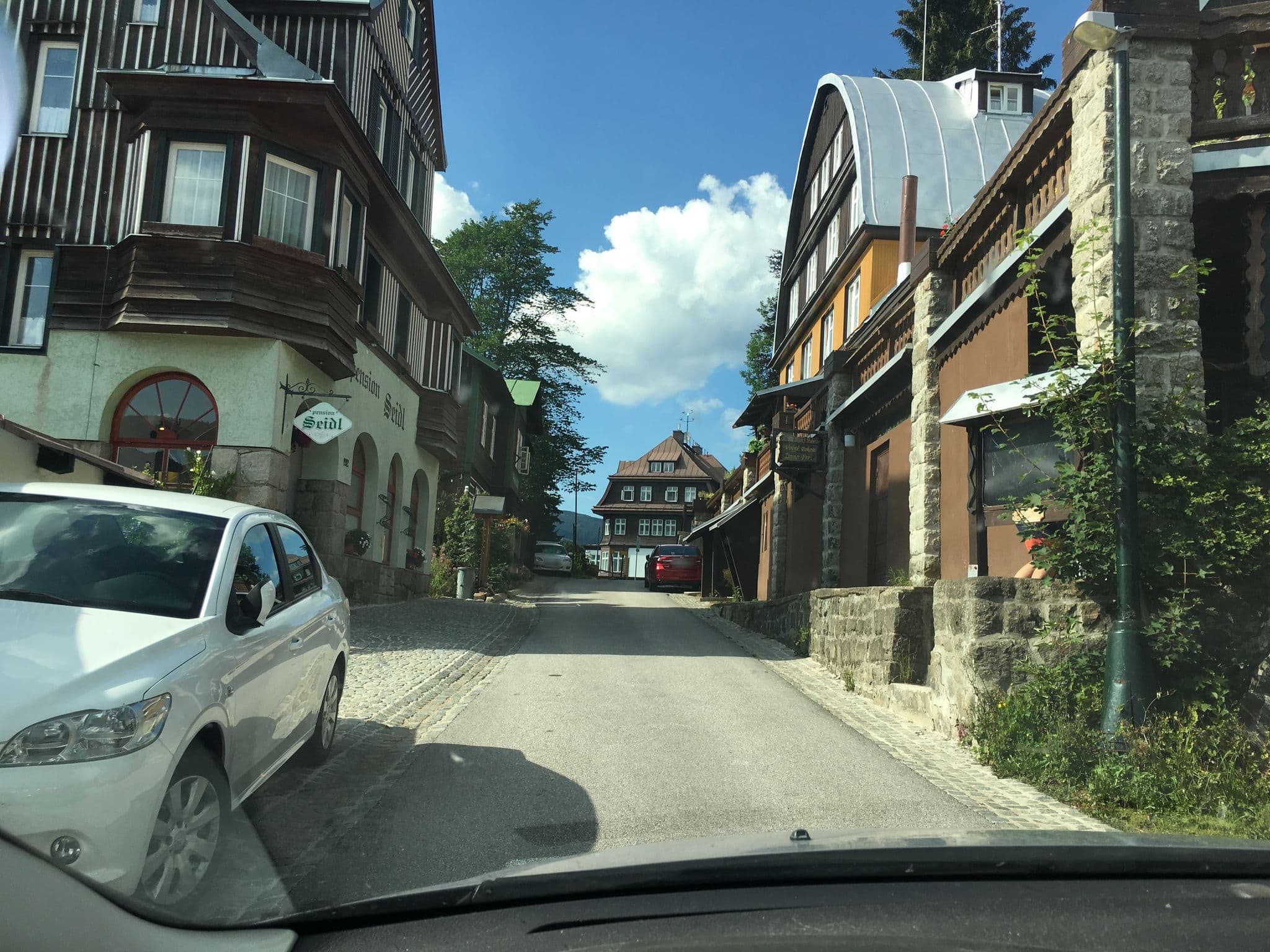 Street view near Penzion Seidl, Špindlerův Mlýn — © bejotel (CC BY-SA · Mapillary)