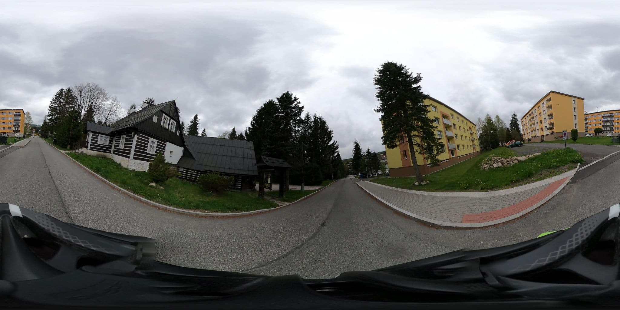Street view near Hostinec Dřevěnka Gasthof, Harrachov — © stefanhrt (CC BY-SA · Mapillary)
