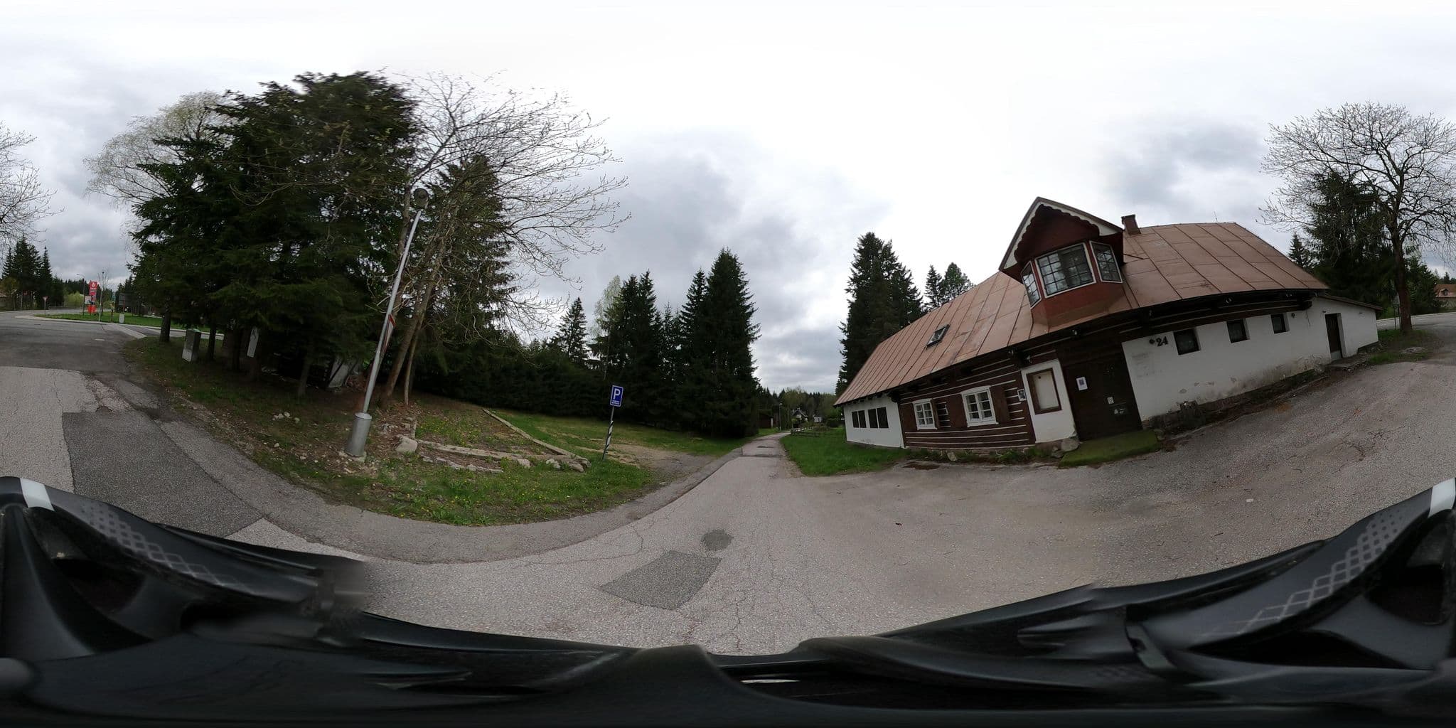 Street view near Hotel a Restaurant Motejlek, Harrachov — © stefanhrt (CC BY-SA · Mapillary)