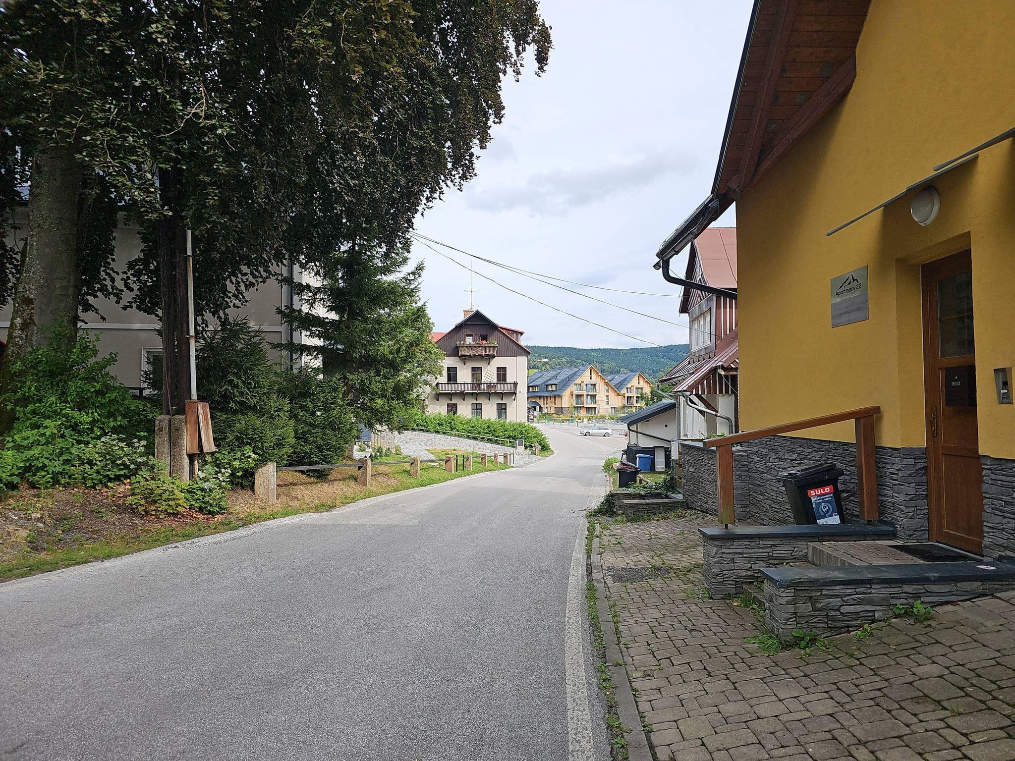 Street view near Apartment 22 Vitkovice V Krkonosich, Benecko — © DmitTrix (CC BY-SA · Mapillary)