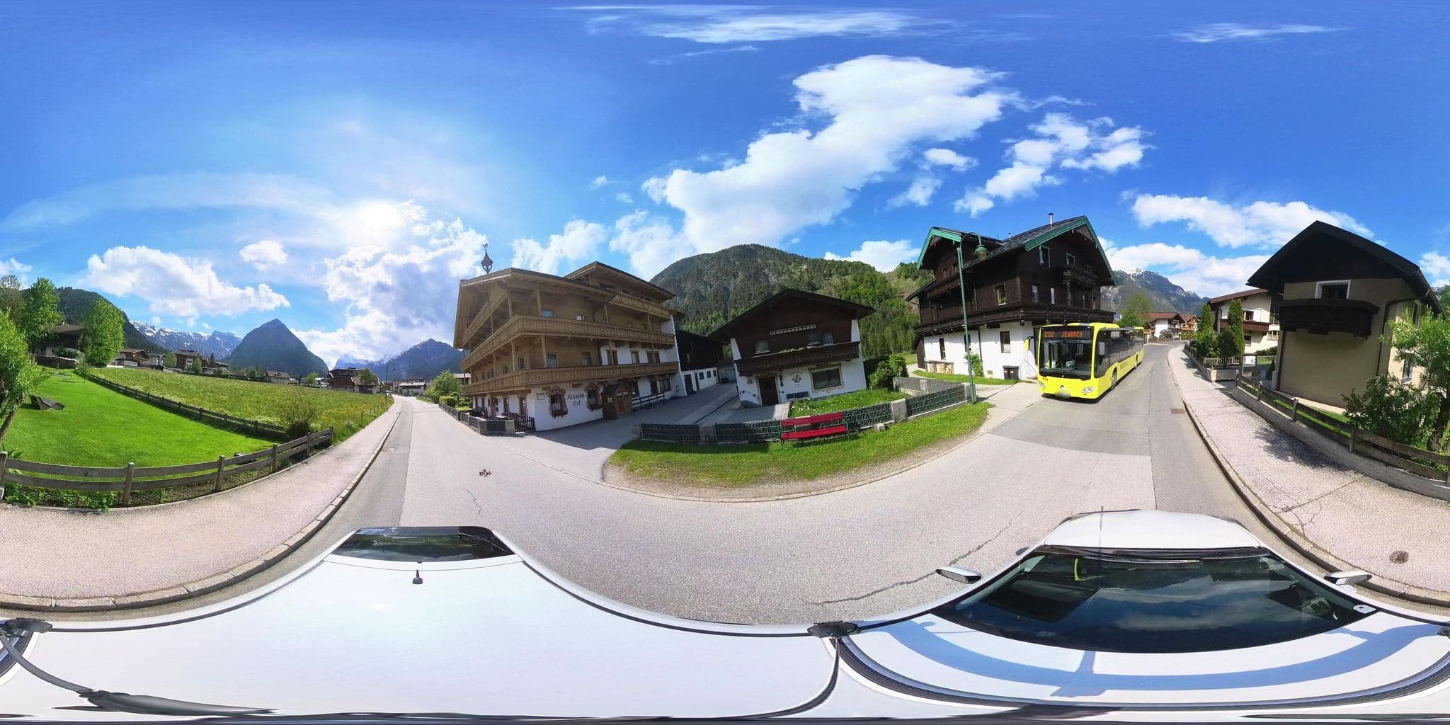 Street view near Klausenhof, Maurach