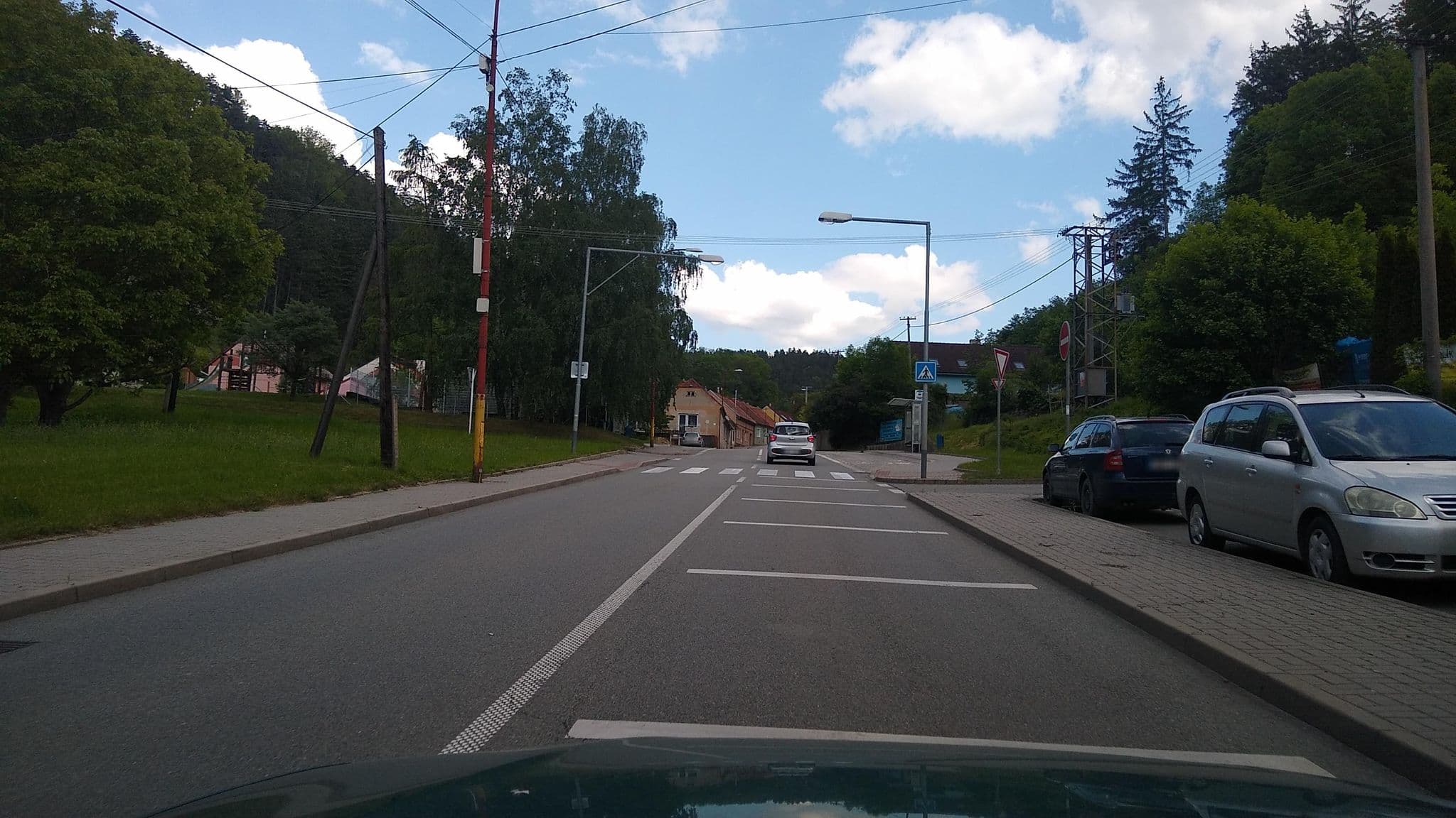 Street view near Hotel Vyhlídka, Jedovnice — © wegavision (CC BY-SA · Mapillary)
