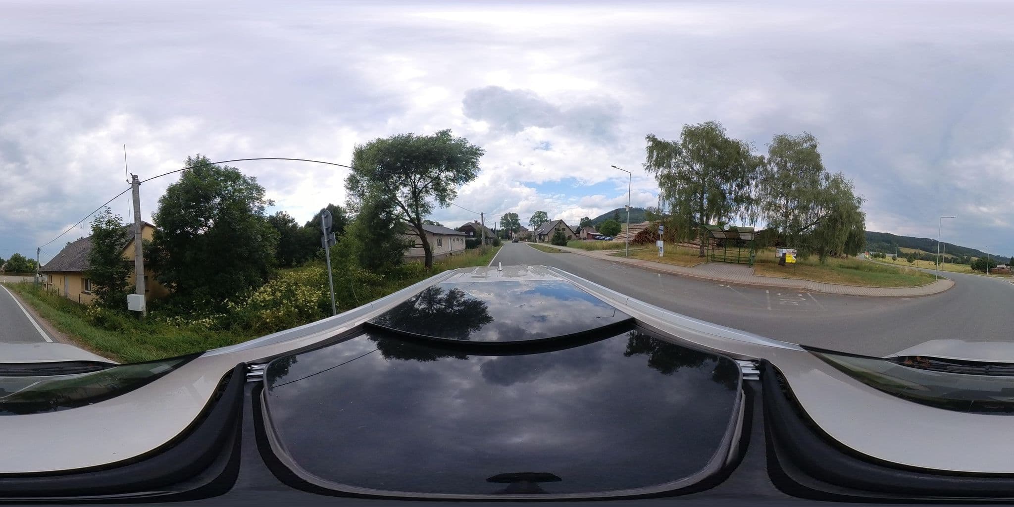 Street view near Červená Voda 208, Červená Voda — © merimefotime (CC BY-SA · Mapillary)