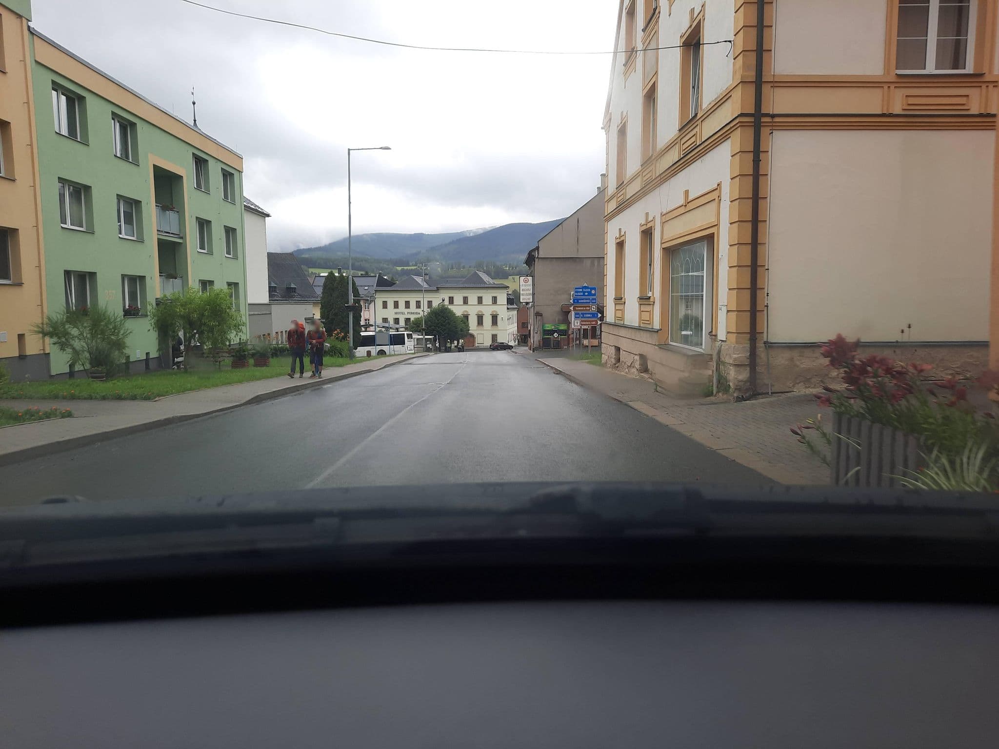 Street view near Penzion Žerotín, Hanušovice — © ondrejlopatka (CC BY-SA · Mapillary)