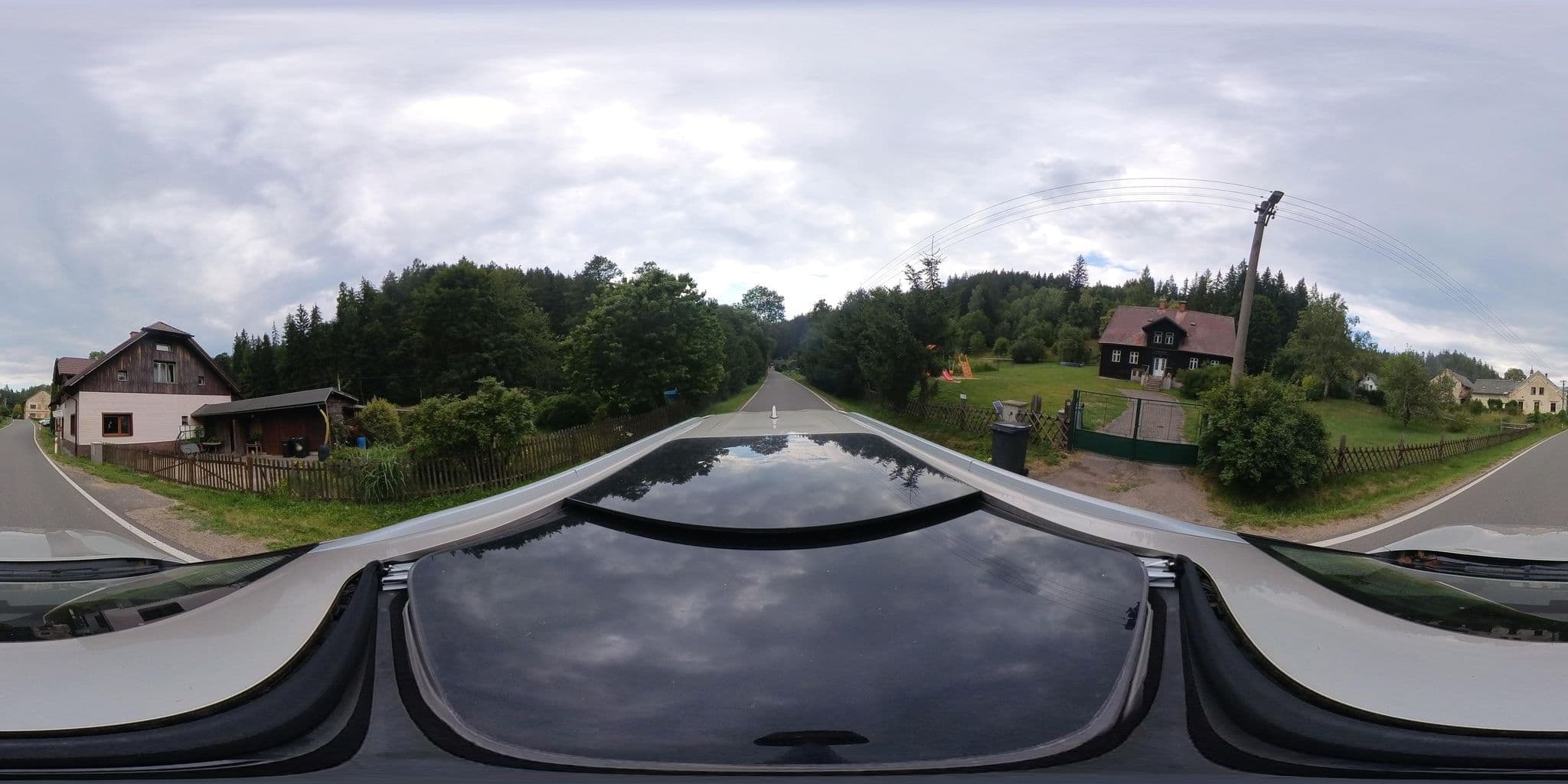 Street view near Chalupa u Bertholda, Červená Voda — © merimefotime (CC BY-SA · Mapillary)