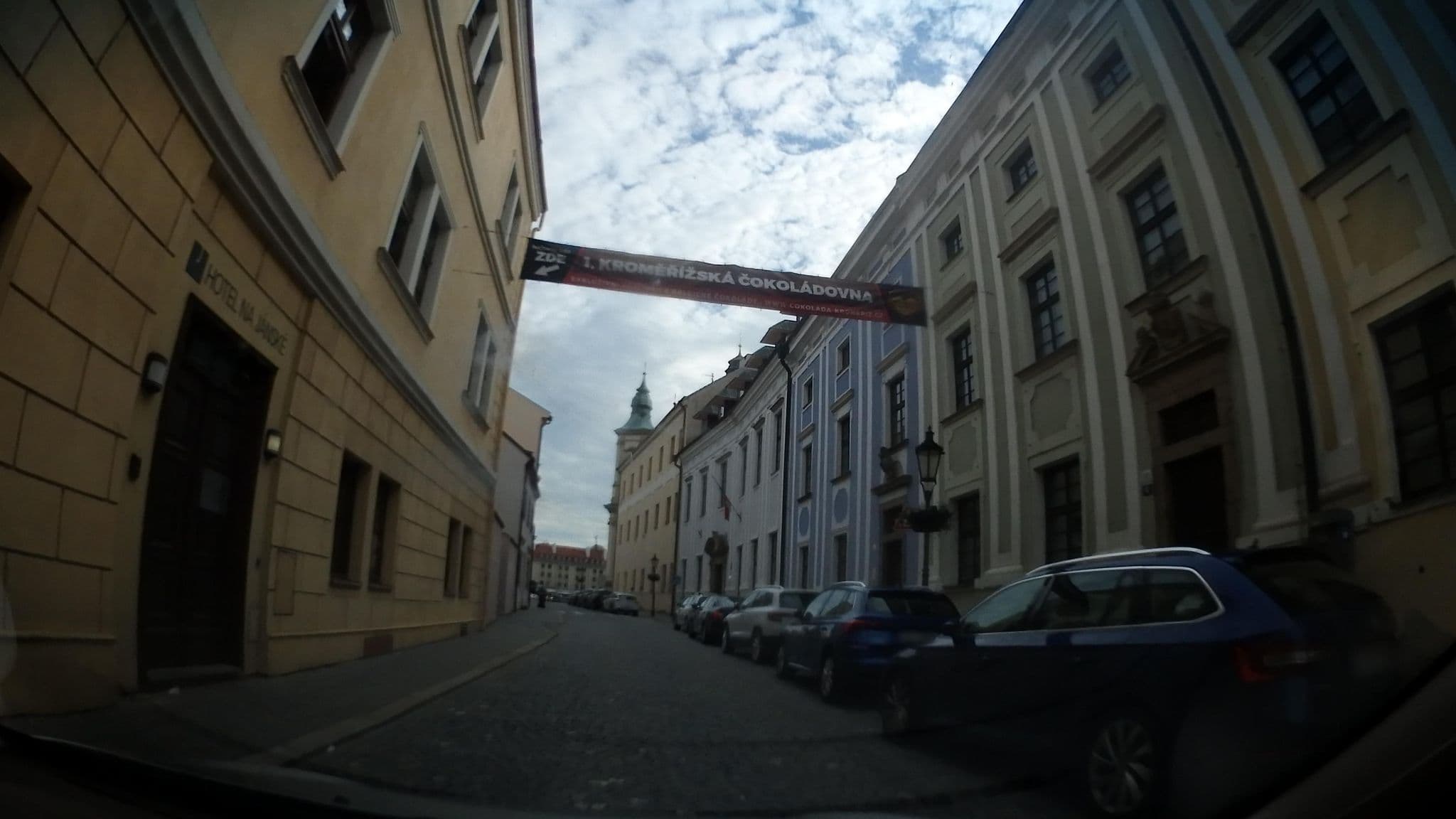 Street view near Hotel Na Jánské, Kroměříž — © jakuje (CC BY-SA · Mapillary)