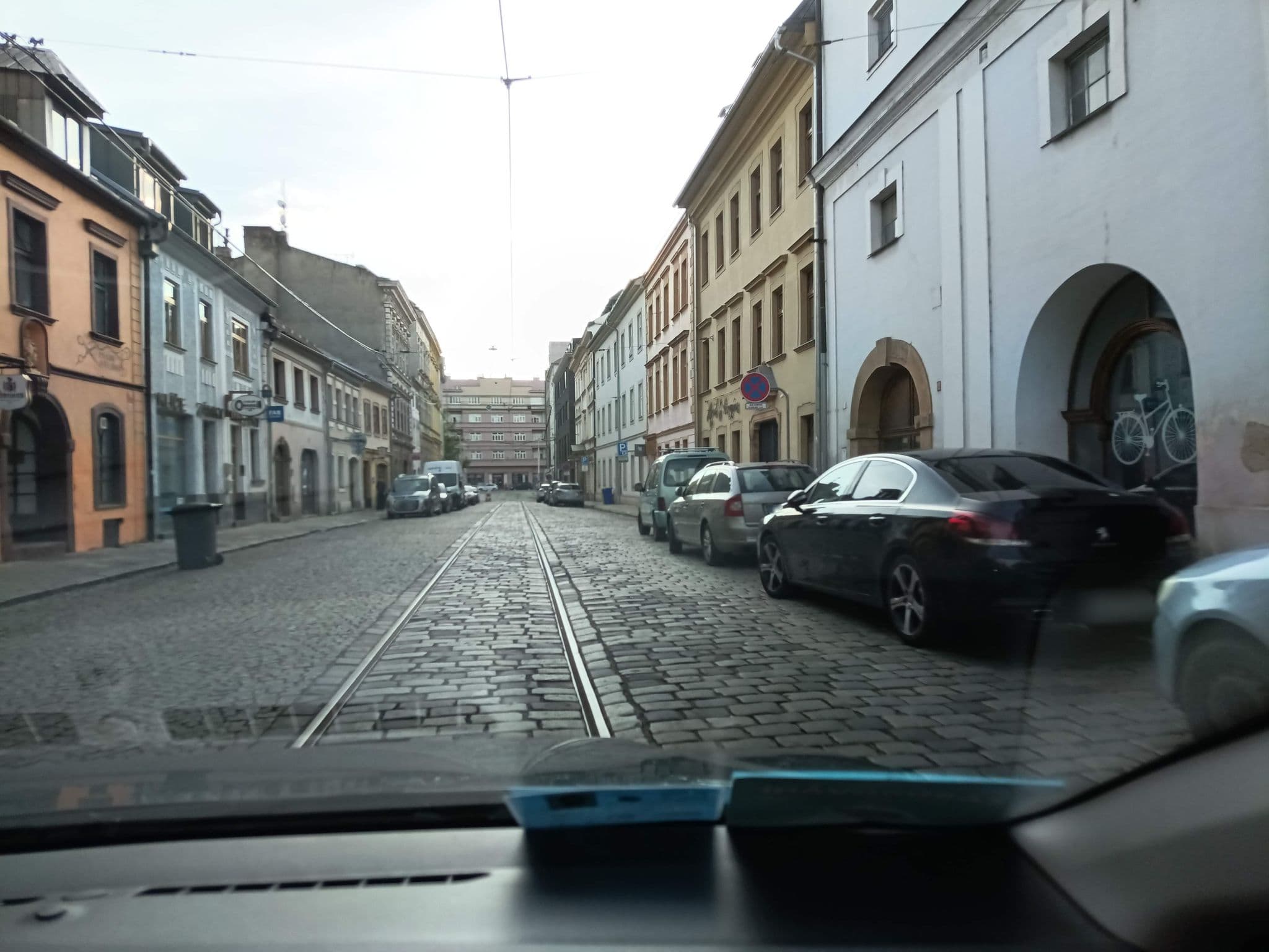 Street view near Hotel Alfréd A Hermína, Olomouc — © Arktorus (CC BY-SA · Mapillary)