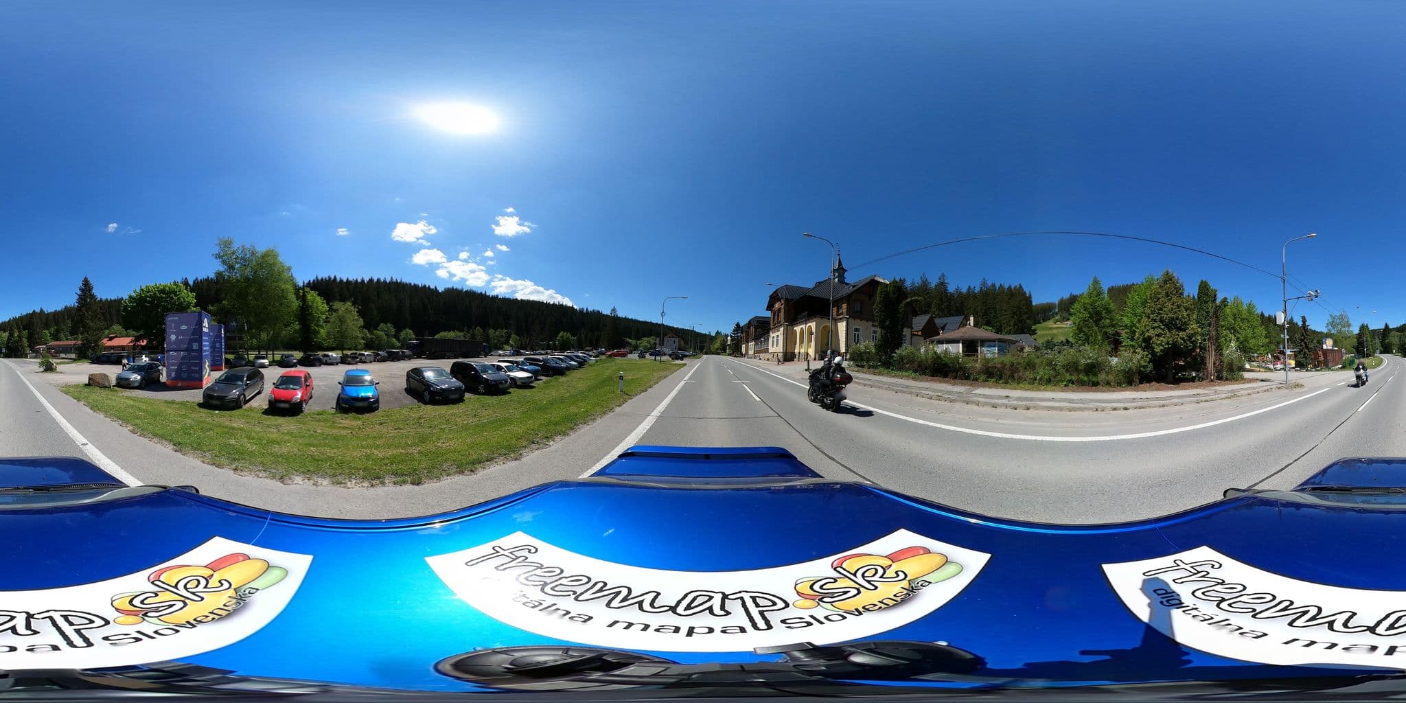 Street view near Wellness a bazén Hotel Bauer, Ostravice — © t_ja (CC BY-SA · Mapillary)