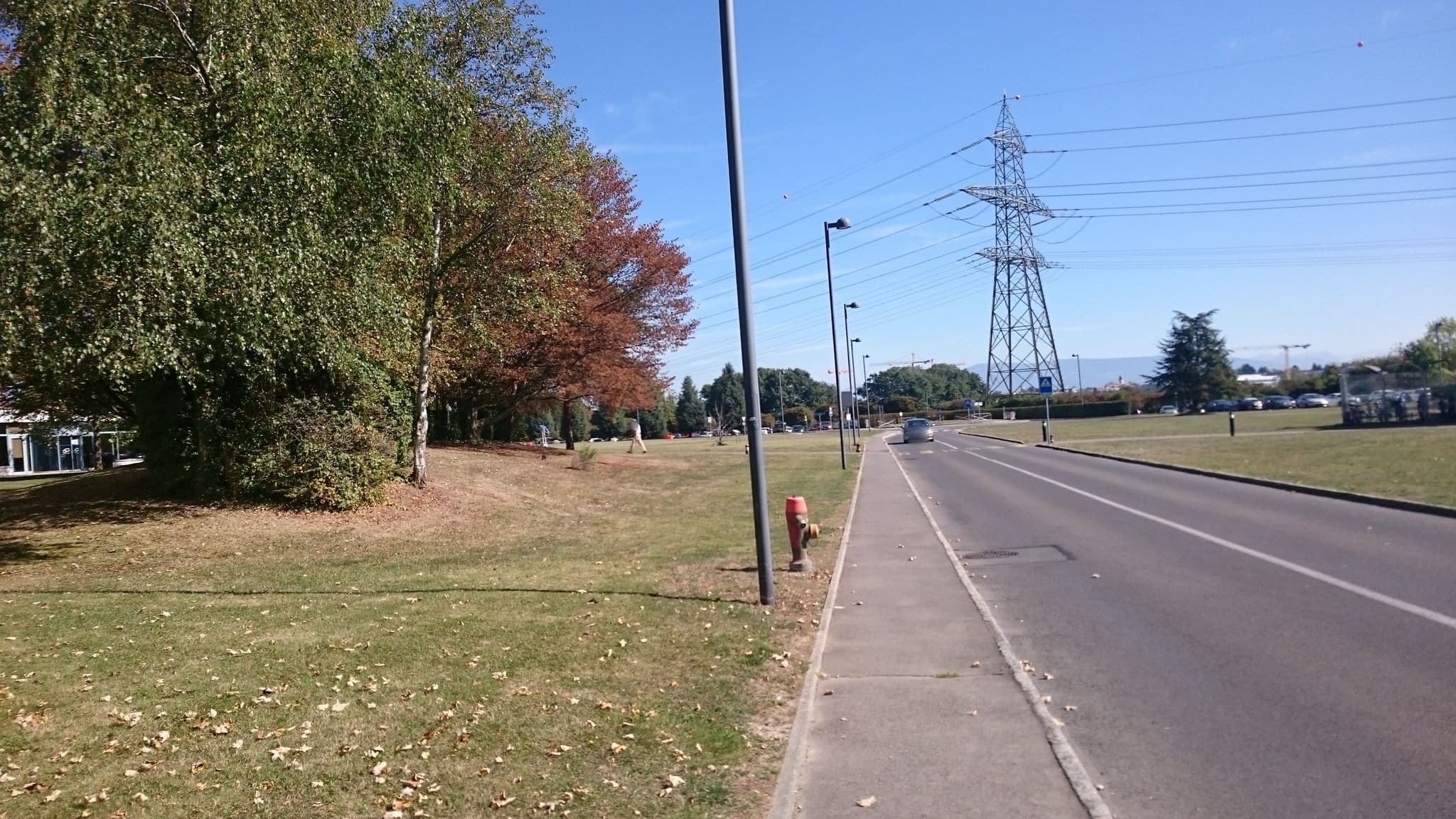Street view near CERN Hostel bldg 38, Meyrin — © thx (CC BY-SA · Mapillary)