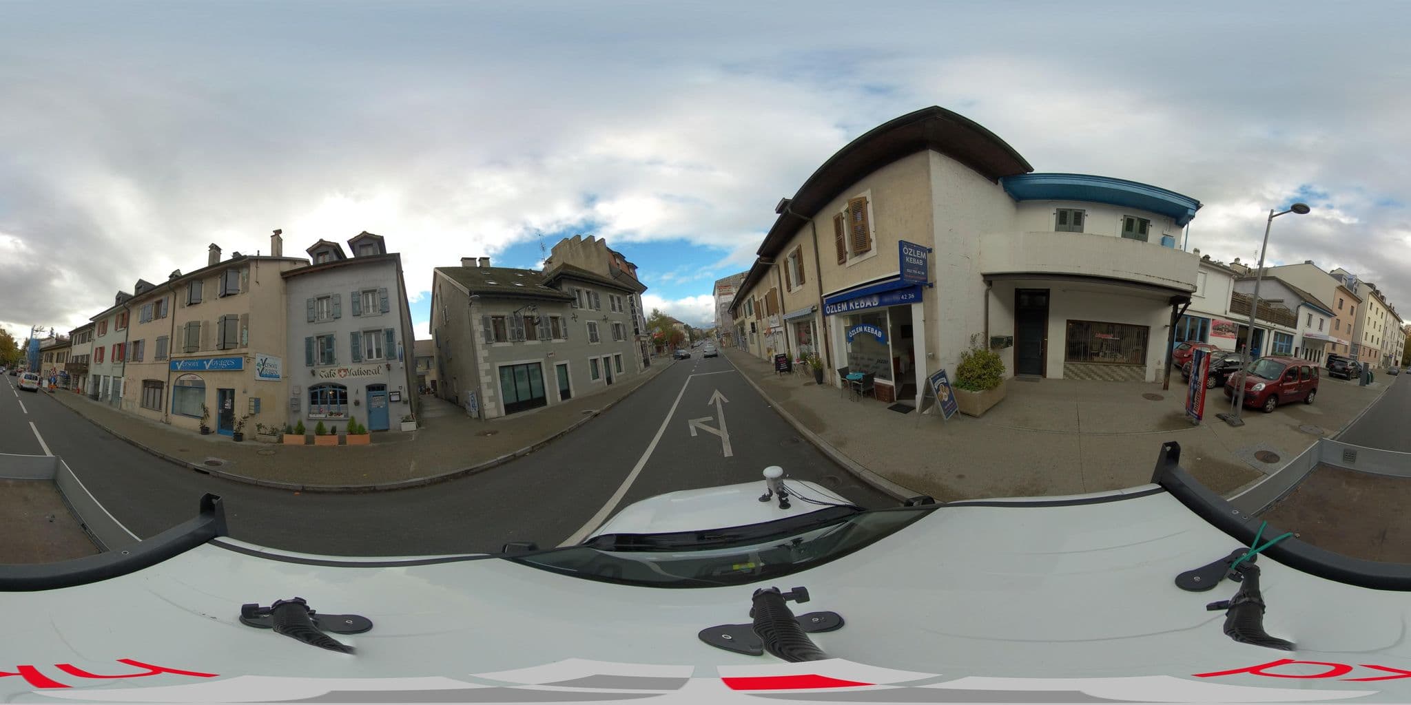 Street view near Hôtel des Balances, Versoix — © hkdvd (CC BY-SA · Mapillary)