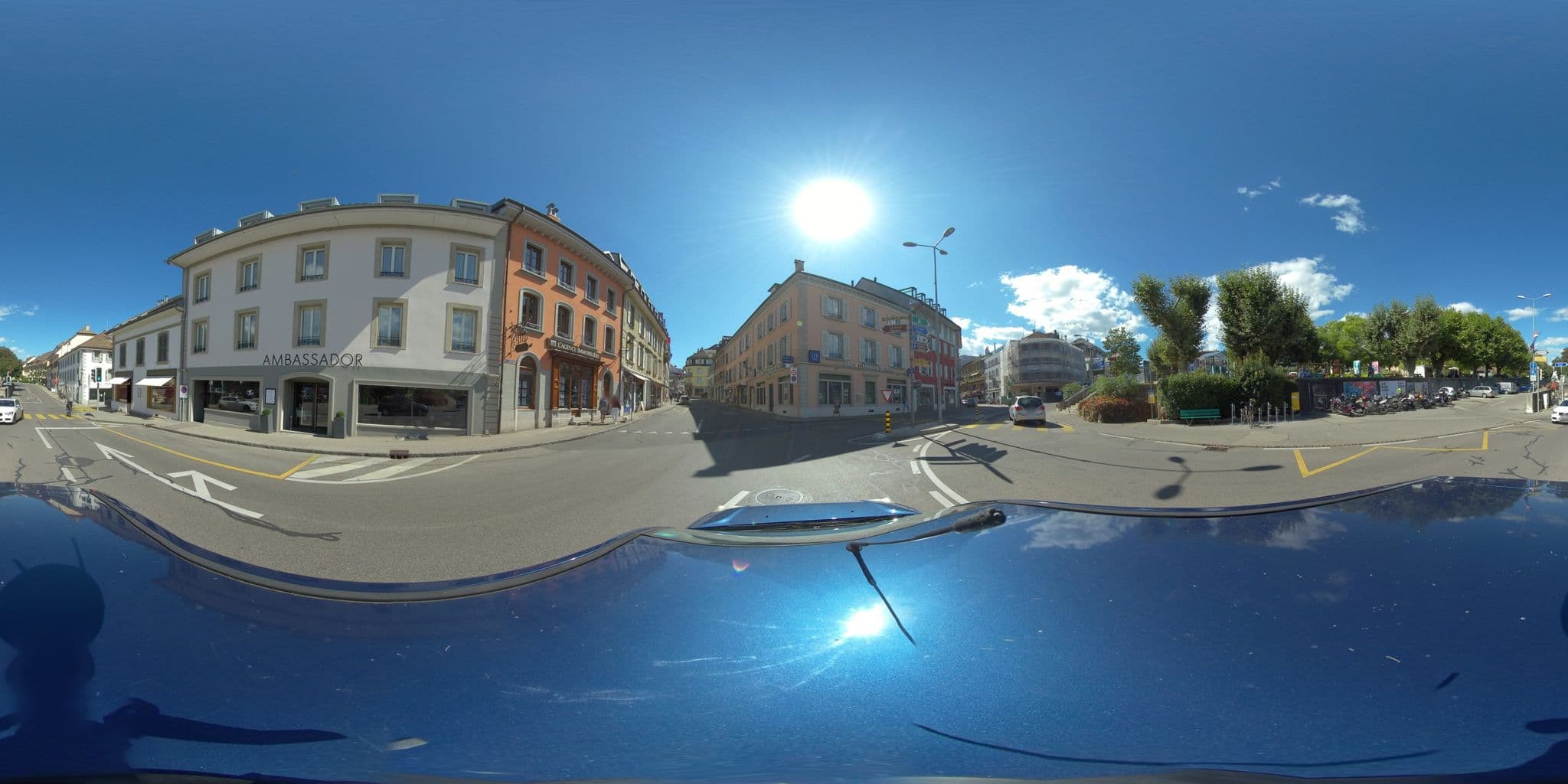 Street view near Ambassador Hotel Nyon, Nyon — © hkdvd (CC BY-SA · Mapillary)