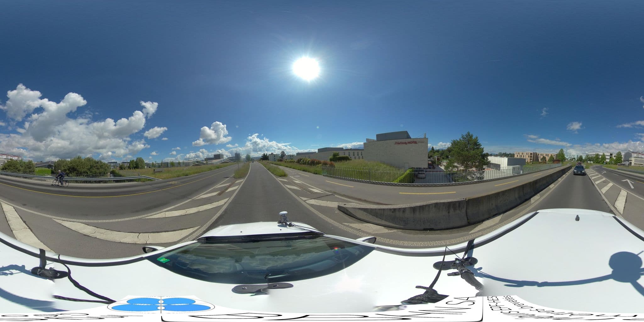 Street view near Starling Hotel Lausanne, Ecublens — © gchapotte (CC BY-SA · Mapillary)