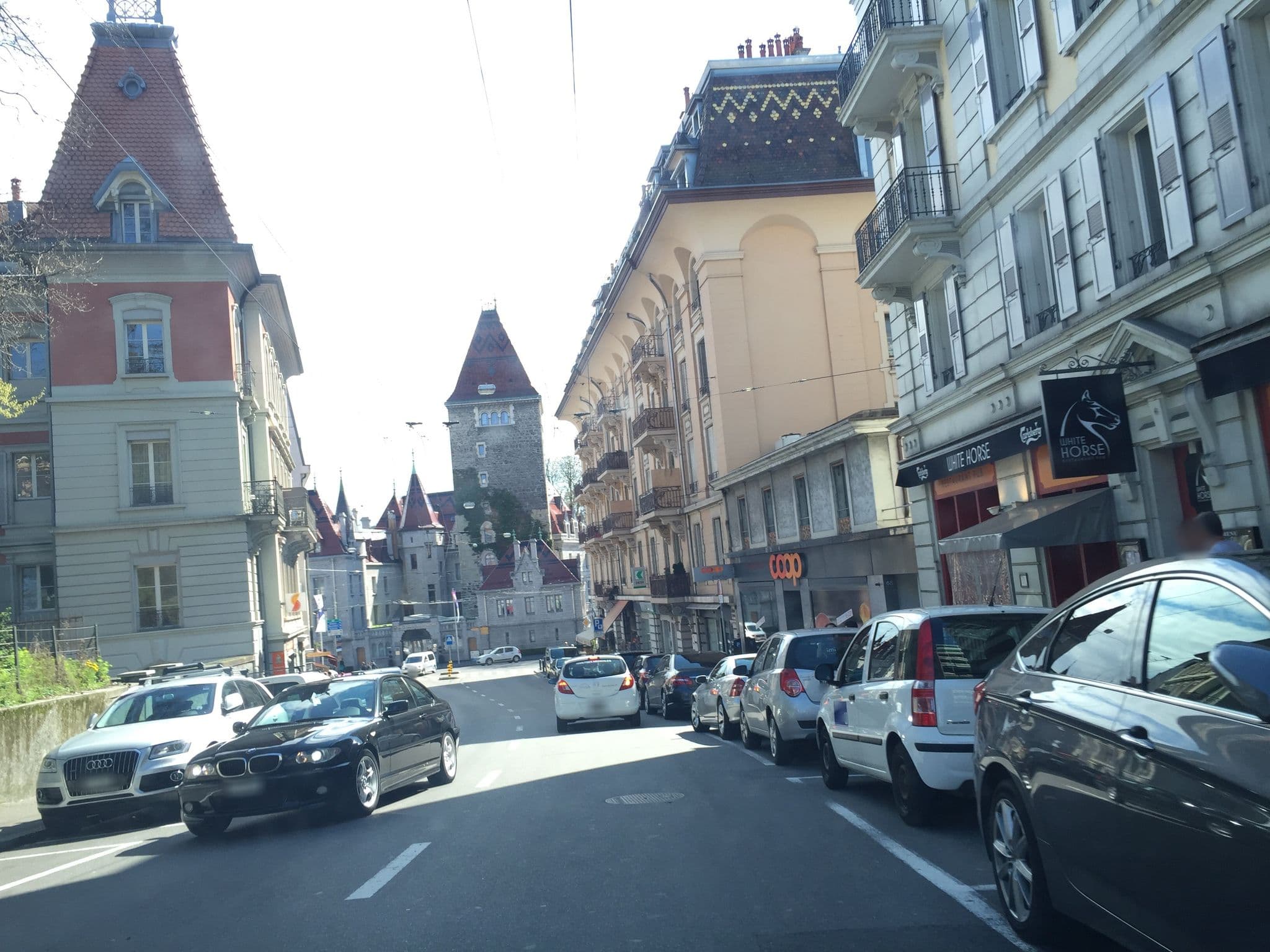 Street view near Idéal exchange, Edgar Ott, Lausanne — © sburlot (CC BY-SA · Mapillary)