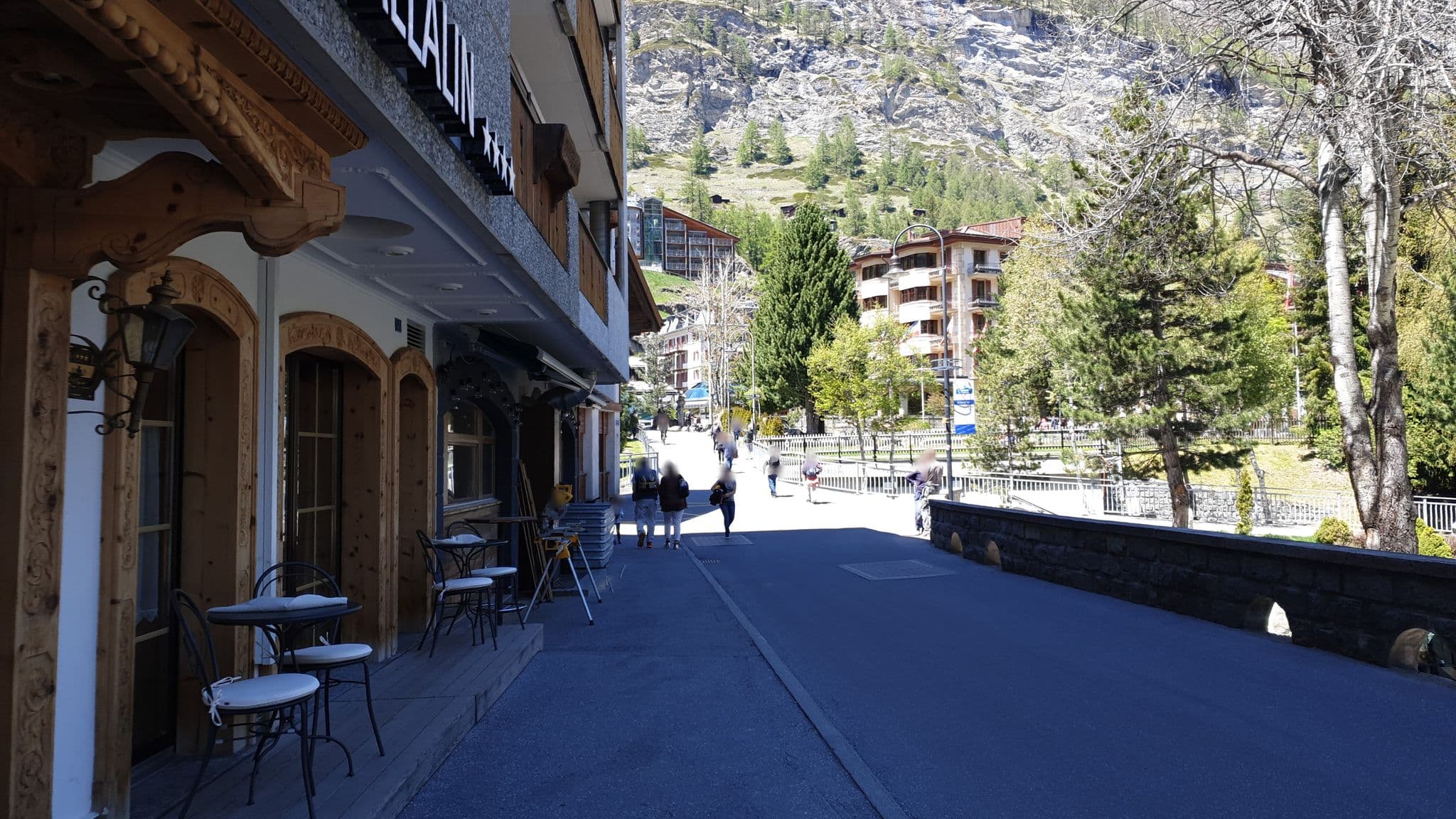 Street view near Matterhornblick Hotel Zermatt, Zermatt — © jopparn (CC BY-SA · Mapillary)