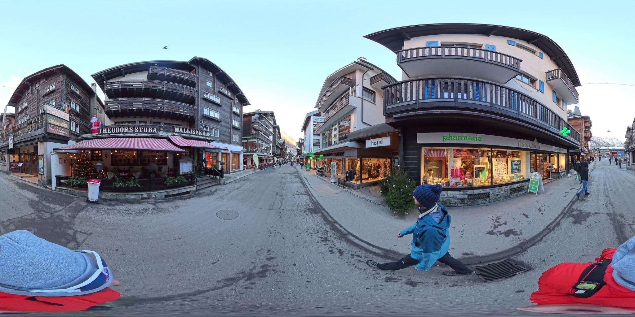 Street view near Hotel Walliserhof Zermatt, Zermatt — © MattWithHuskies (CC BY-SA · Mapillary)