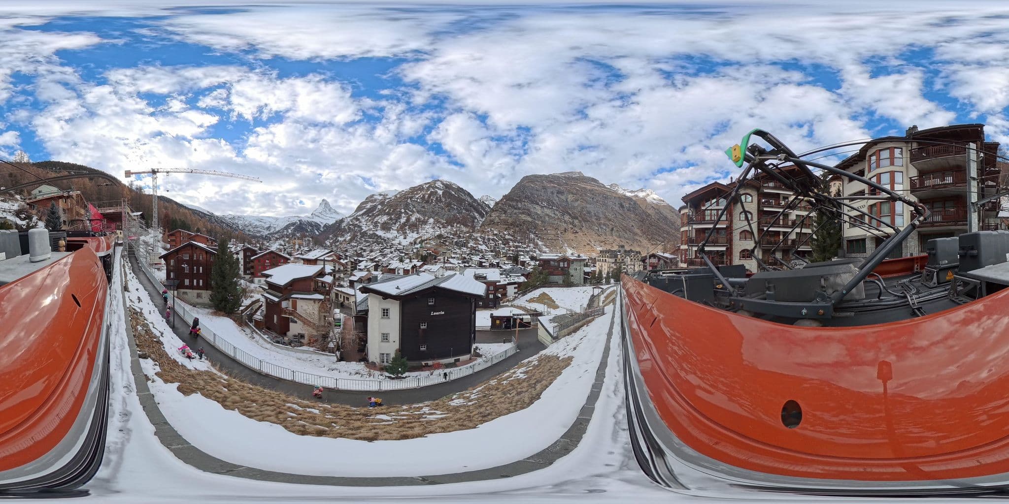 Street view near La Bahemè Apartaments , Zermatt — © MattWithHuskies (CC BY-SA · Mapillary)