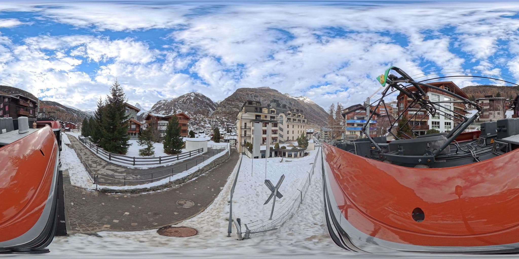 Street view near Chalet Guggenbiel, Zermatt — © MattWithHuskies (CC BY-SA · Mapillary)
