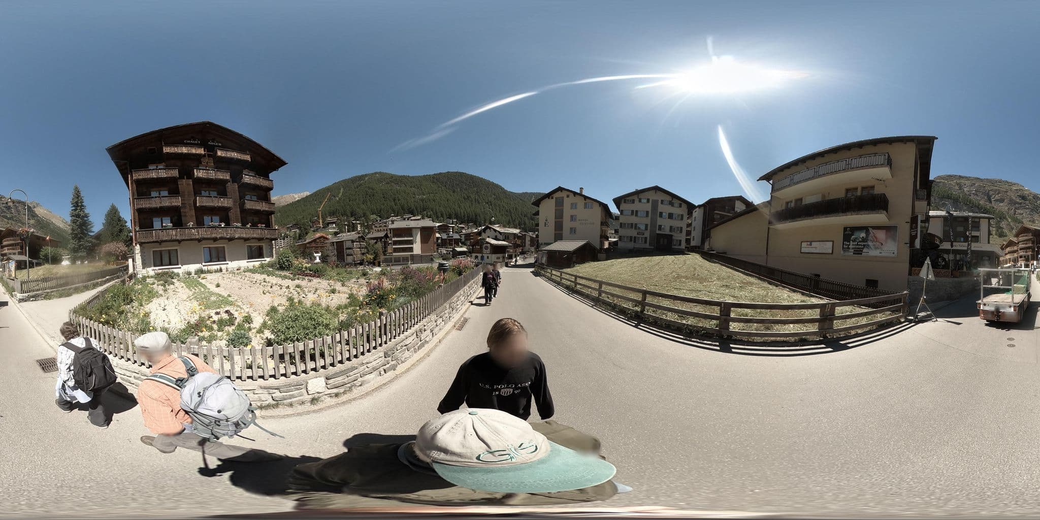 Street view near Hotel Mischabel, Zermatt — © graharg (CC BY-SA · Mapillary)
