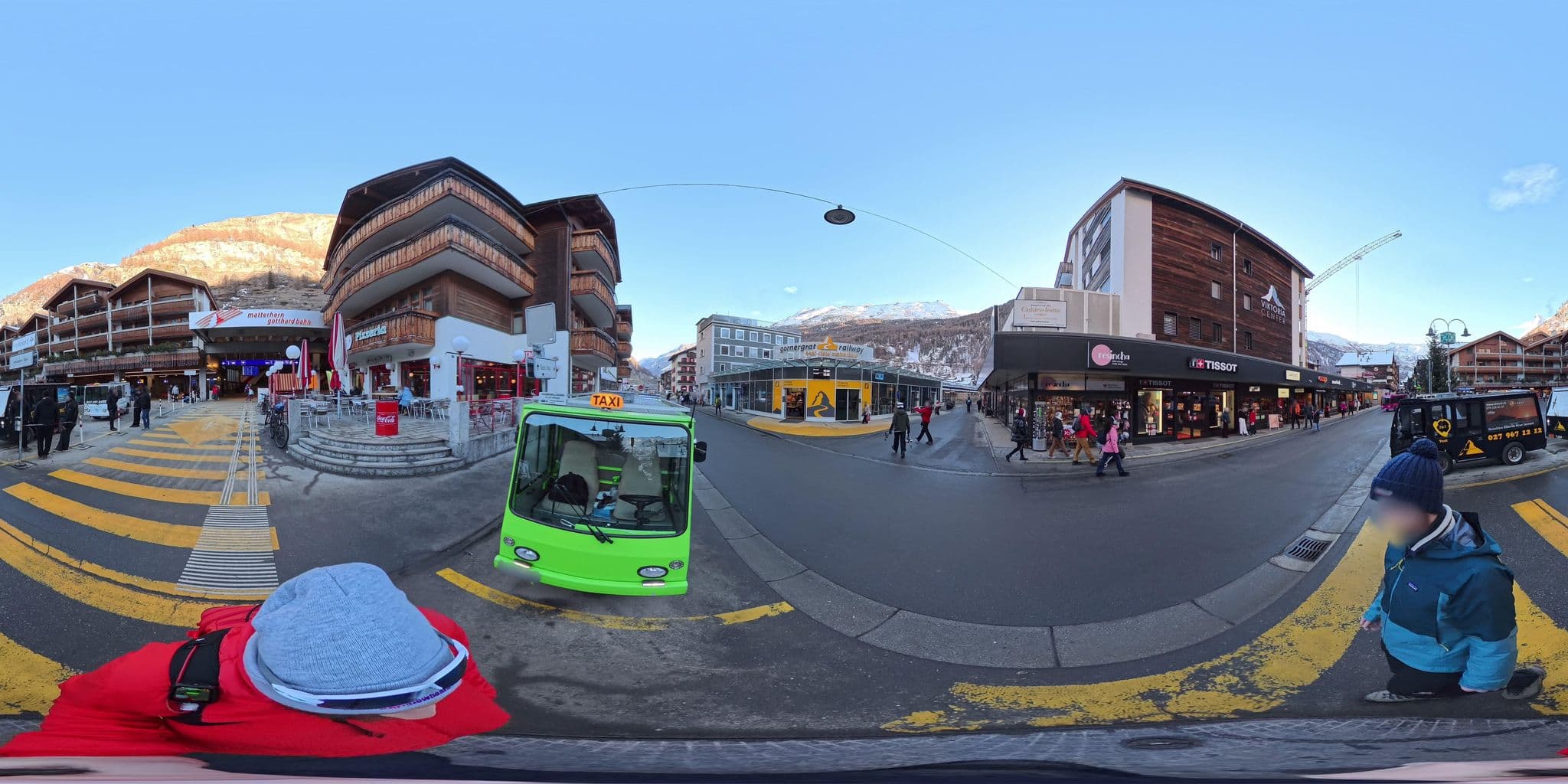Street view near Haus Kandahar, Zermatt — © MattWithHuskies (CC BY-SA · Mapillary)