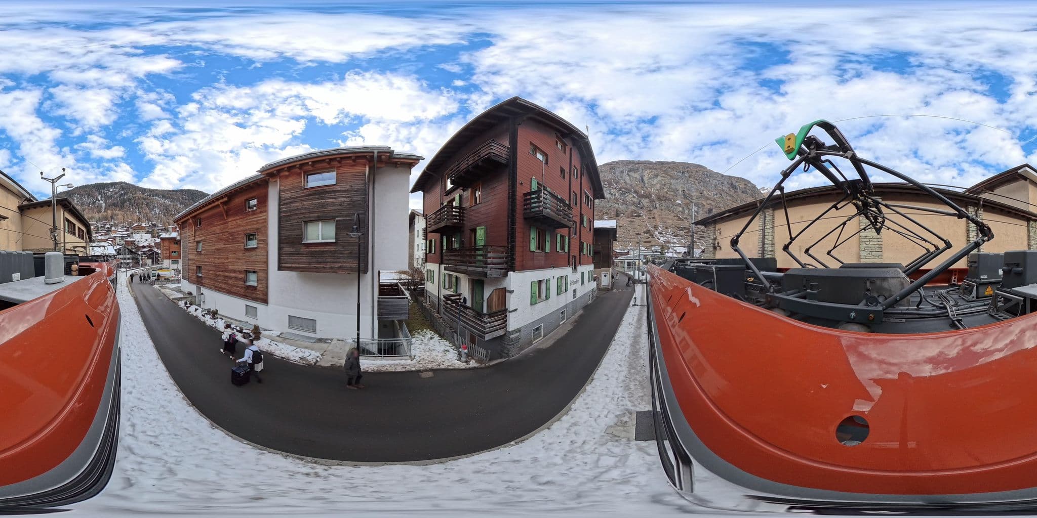 Street view near Hotel Shonegg, Zermatt — © MattWithHuskies (CC BY-SA · Mapillary)