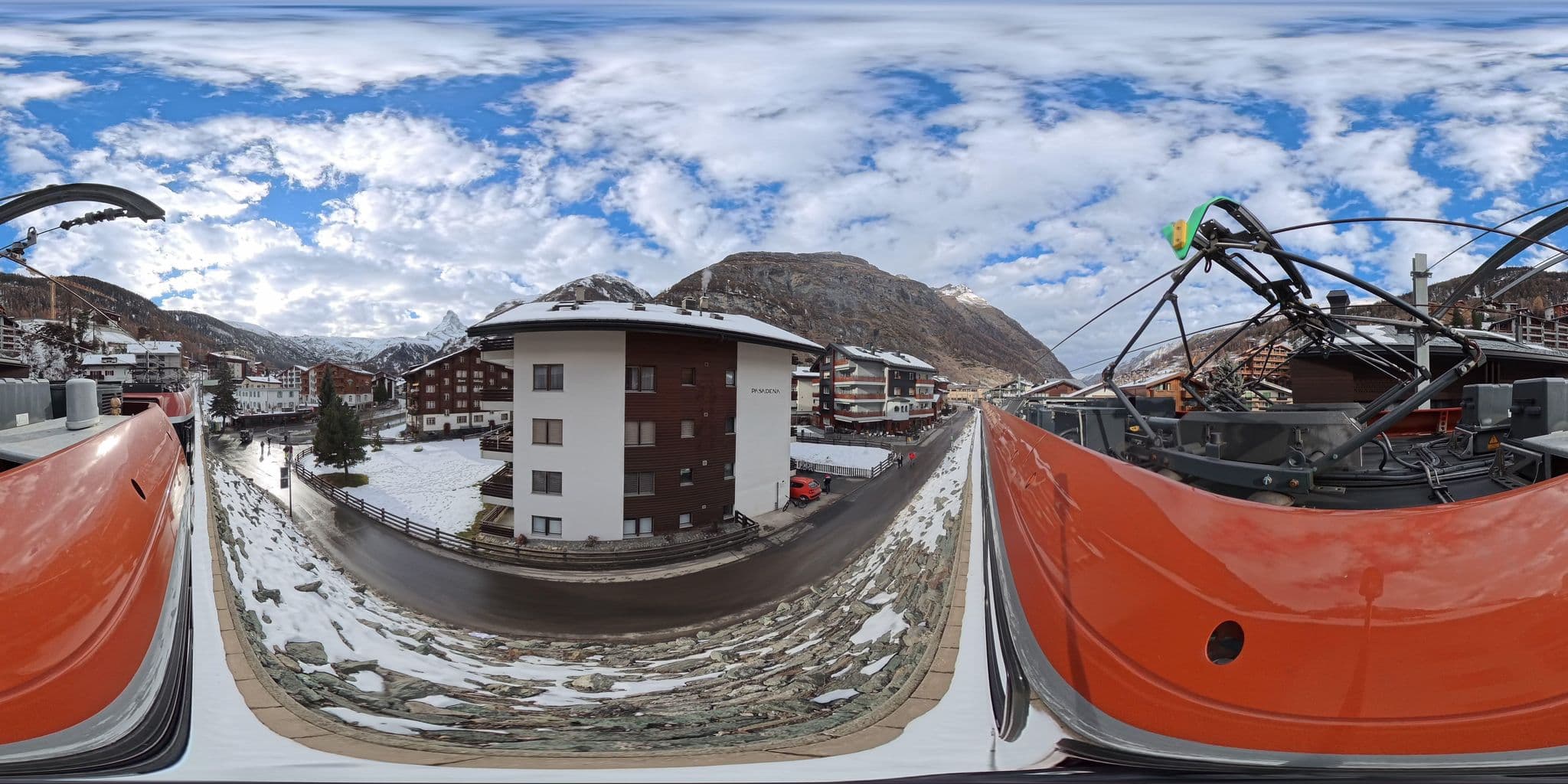 Street view near Zermama Hotel, Zermatt — © MattWithHuskies (CC BY-SA · Mapillary)