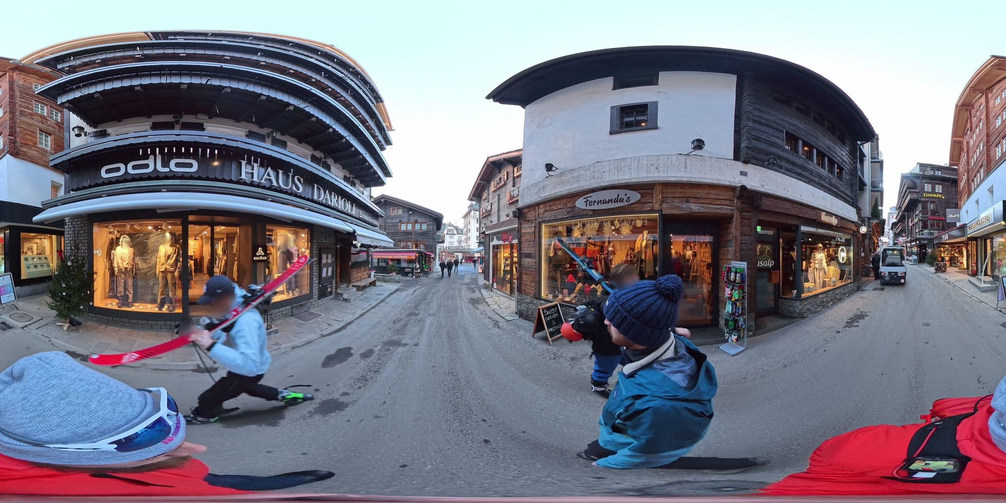 Street view near Pensionskasse Matterhorn, Zermatt — © MattWithHuskies (CC BY-SA · Mapillary)