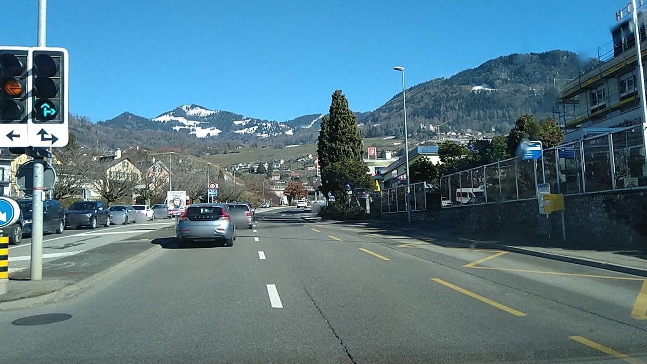 Street view near Hôtel de Chailly, Blonay — © selfishseahorse (CC BY-SA · Mapillary)